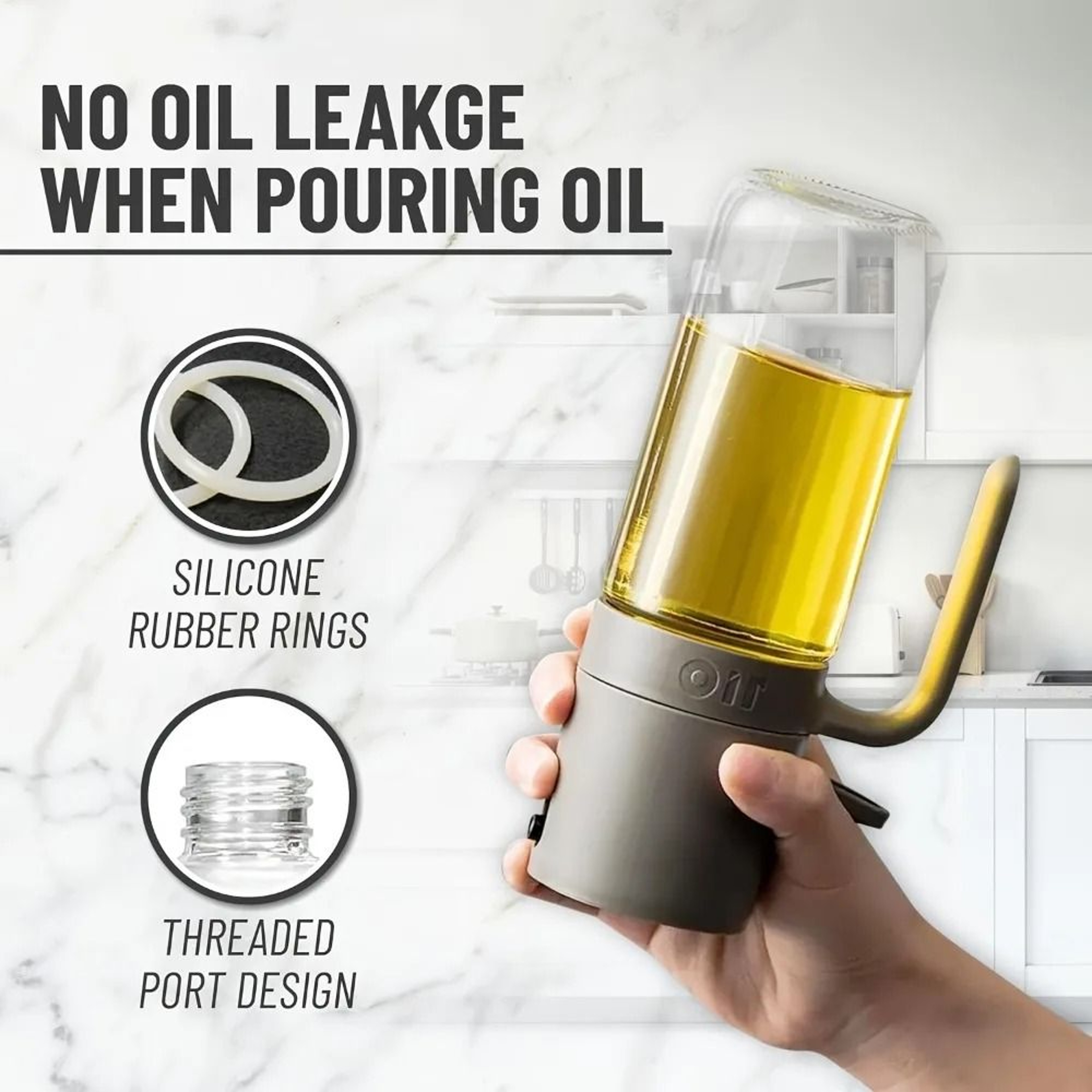 Professional Grade High Borosilicate Glass Oil Mister And Precision Kitchen Sprayer 2