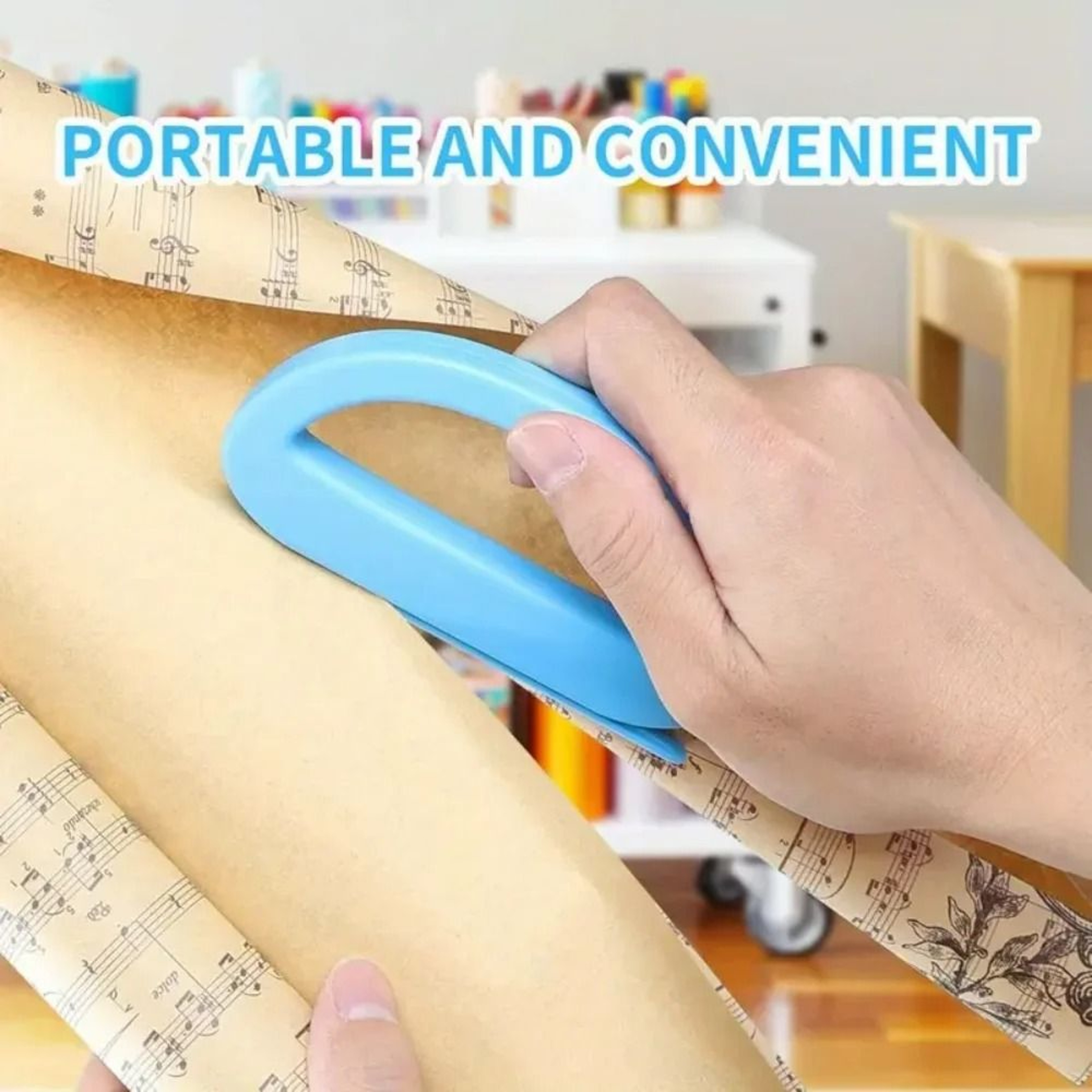 Professional Sliding Safety Gift Wrap Cutter And Precision Paper Trimmer 4