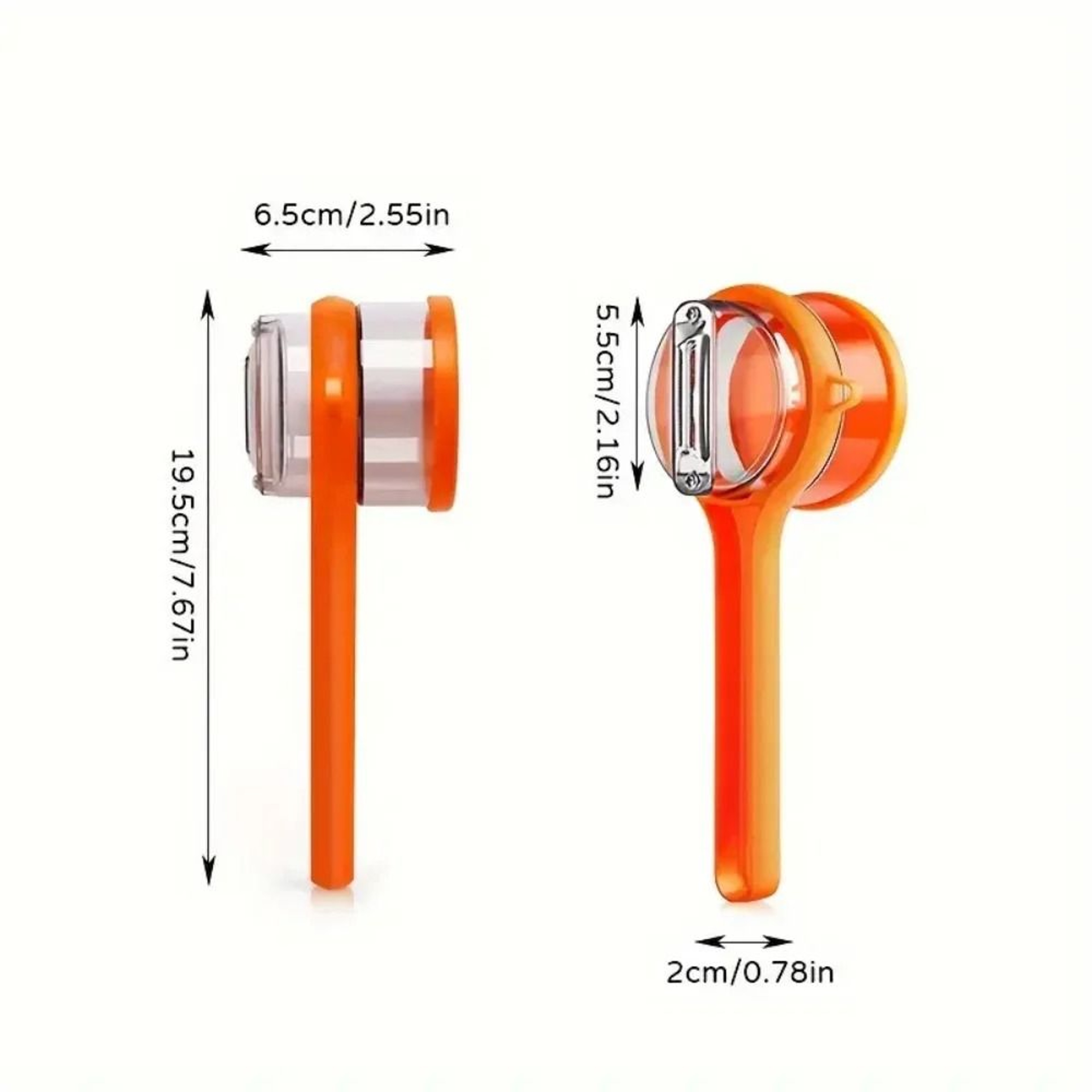 Professional MessFree Fruit And Vegetable Peeler With Integrated Peel Storage 2