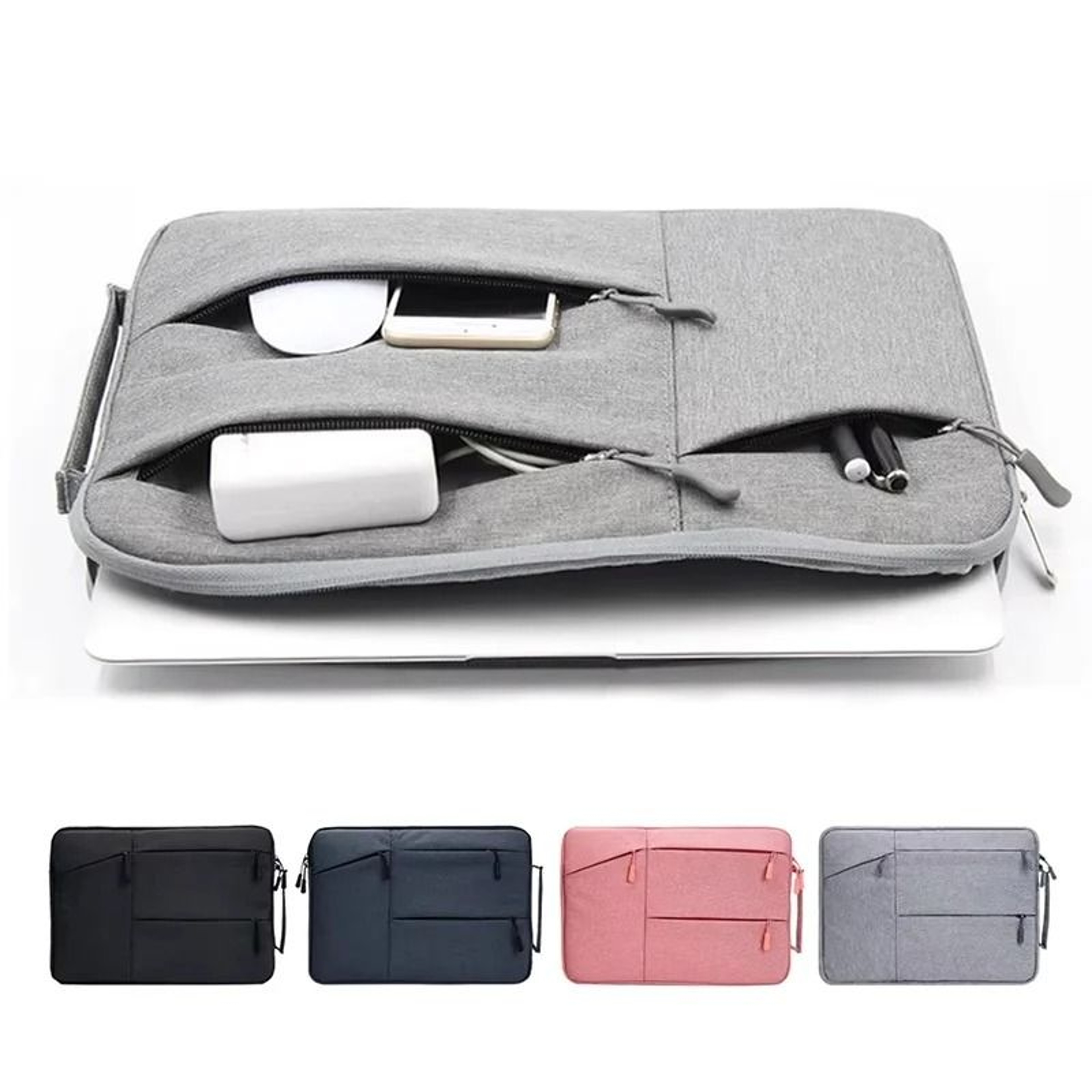 Professional Waterproof Slim Laptop Sleeve And MultiFit Notebook Briefcase 0
