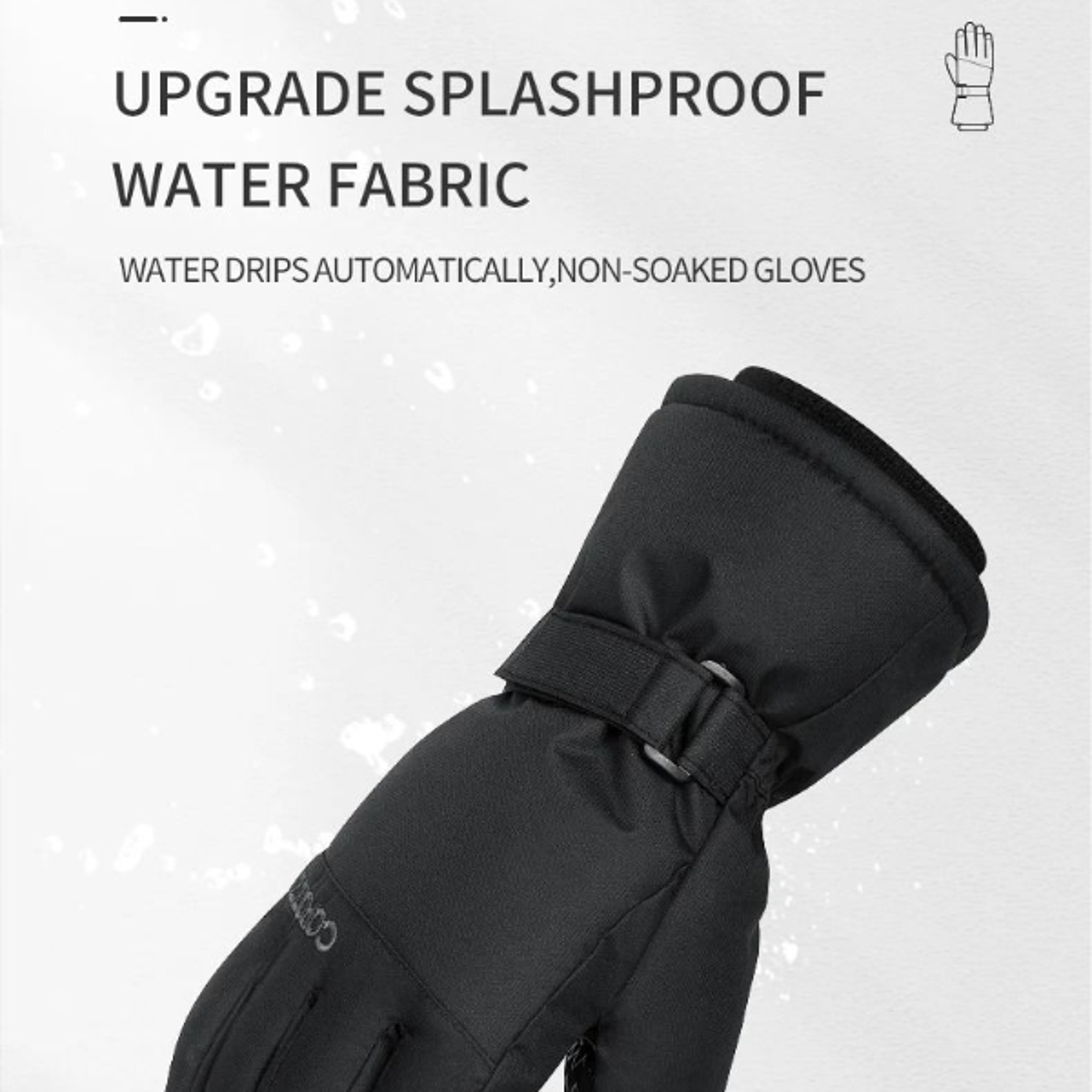 Ultralight Waterproof Winter Ski Gloves for Men and Women