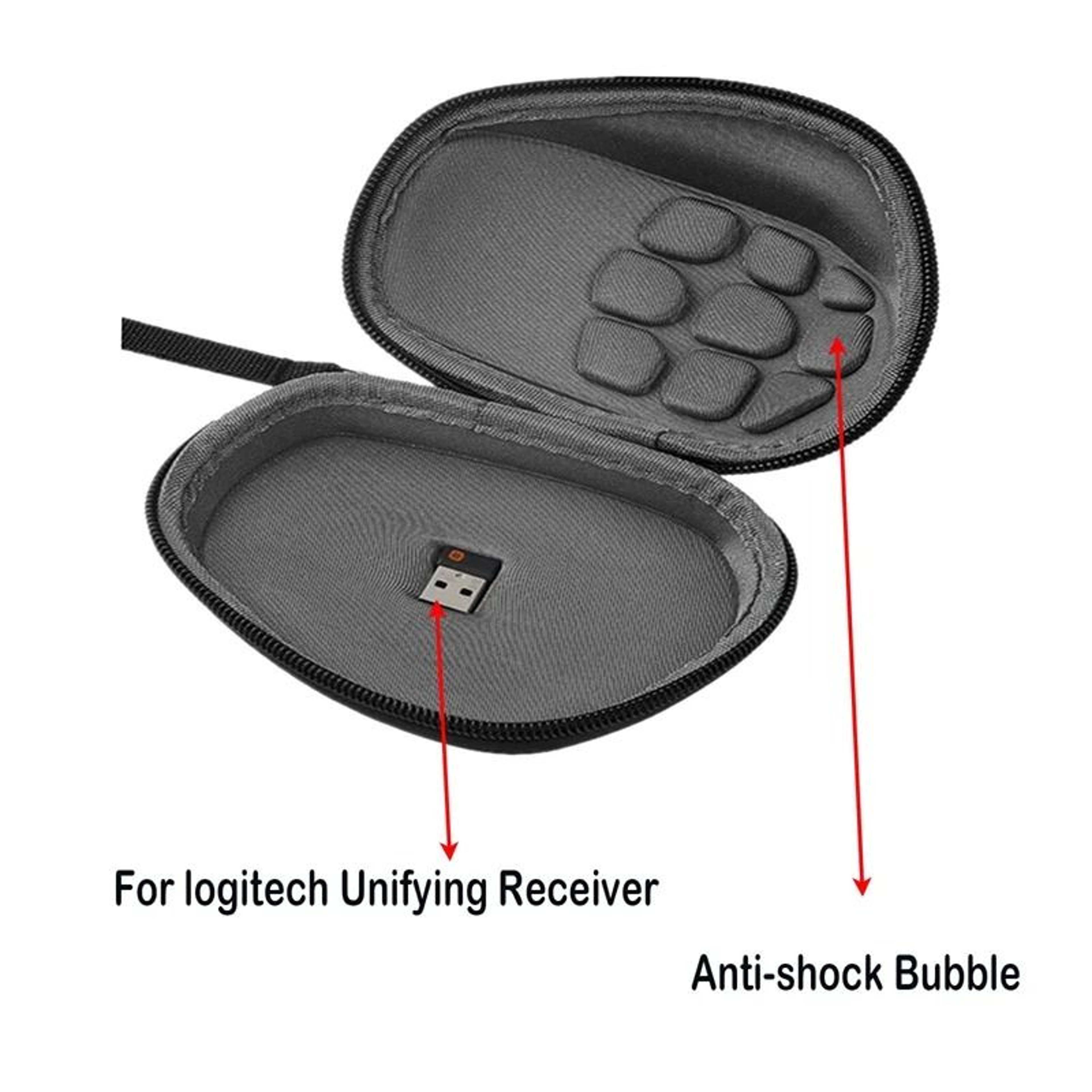 Professional High Impact EVA Hard Case And Shockproof Travel Storage Bag For Logitech MX Master 3S 3