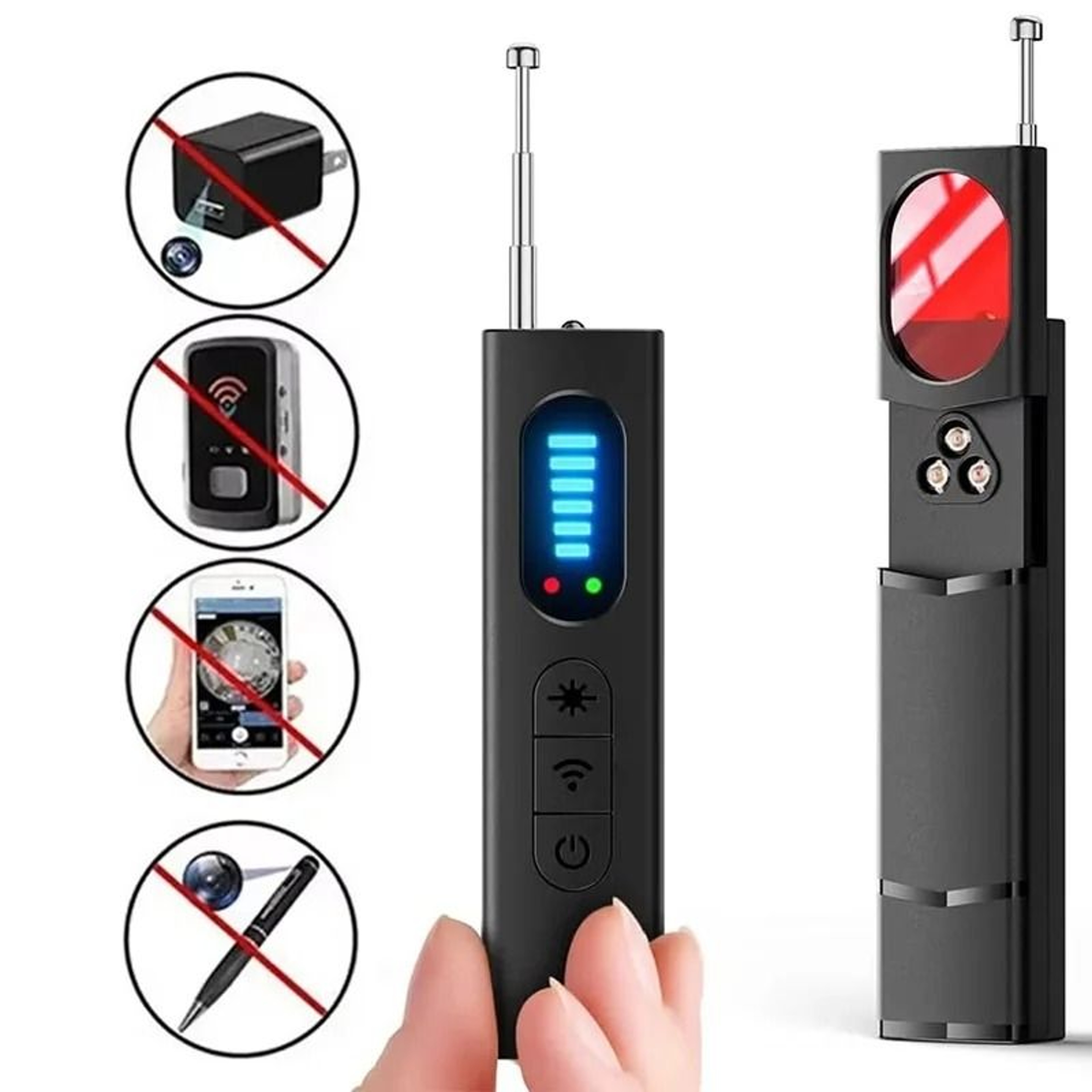 High Sensitivity Wireless Hidden Camera Detector And Advanced Privacy Security Scanner 0