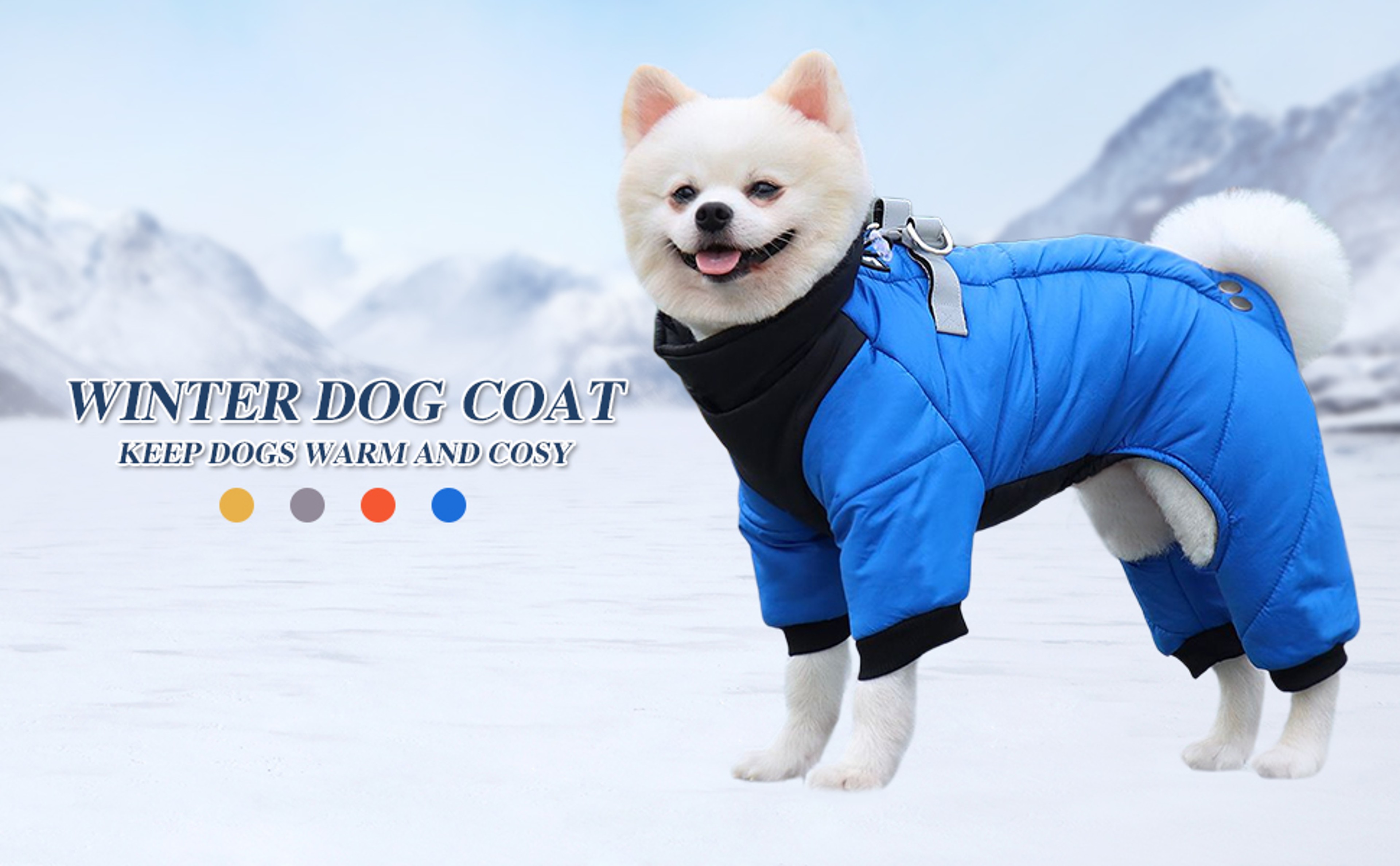 Winter Warm Waterproof Dog Jacket for Small and Medium Breeds – view 14