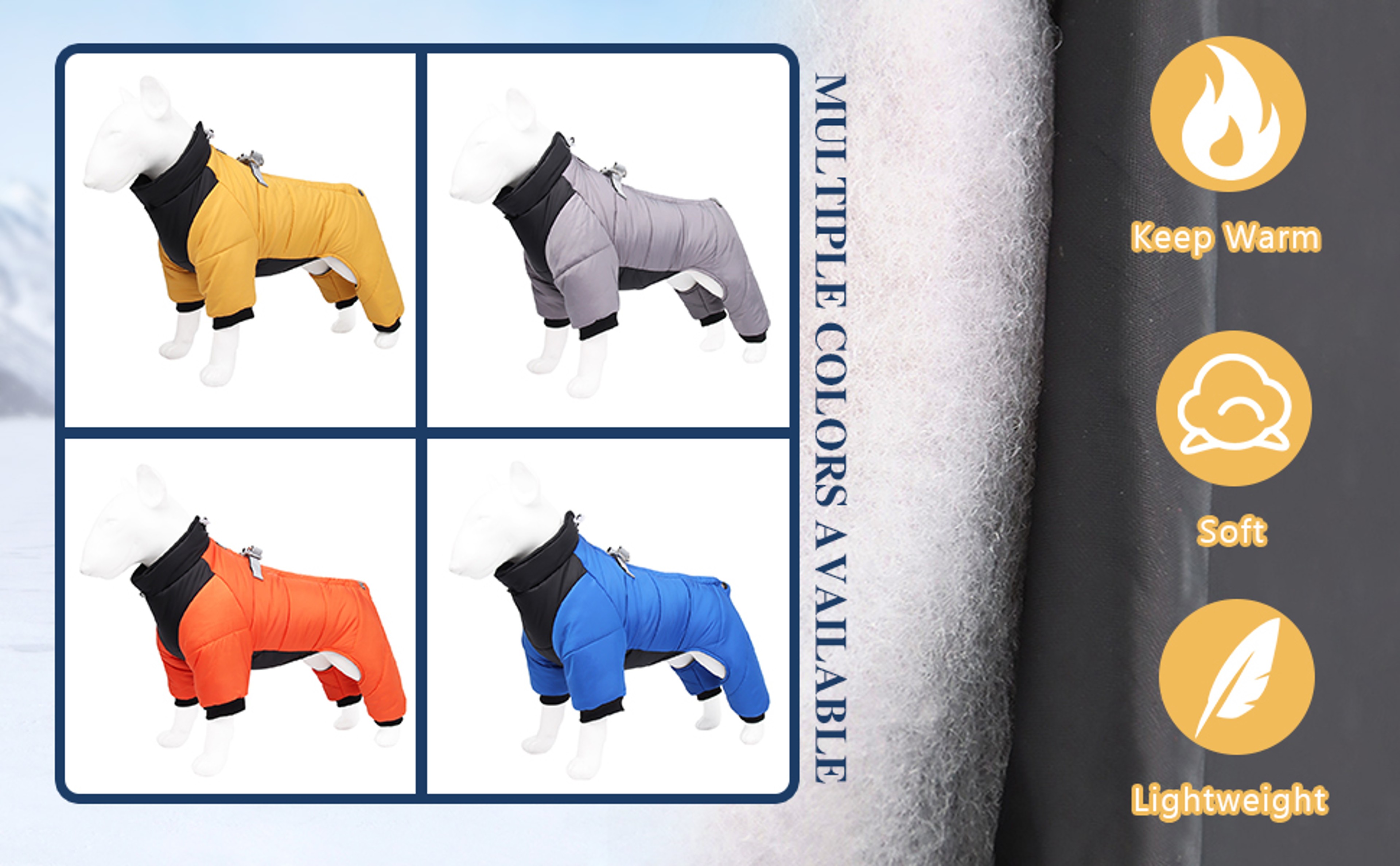 Winter Warm Waterproof Dog Jacket for Small and Medium Breeds – view 15