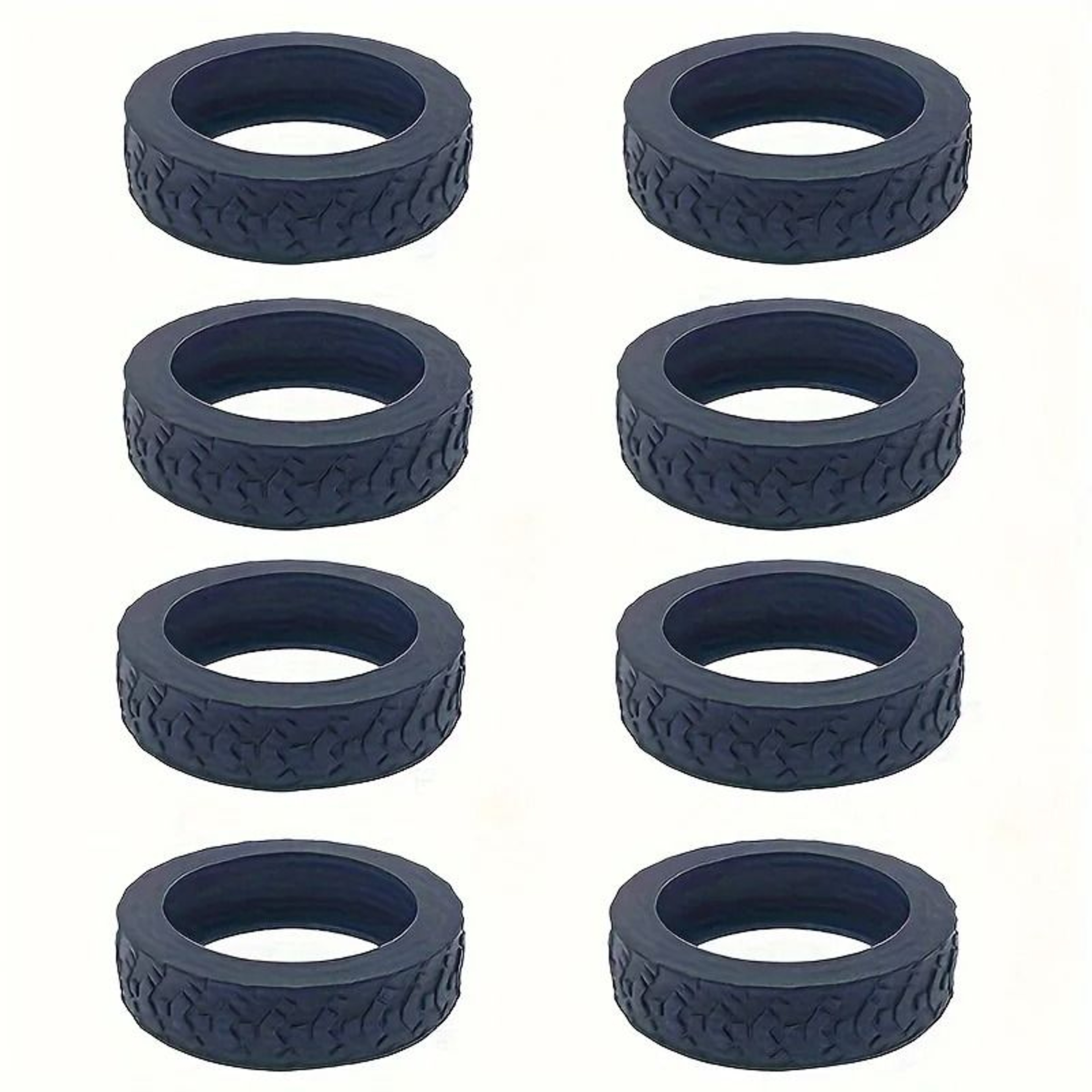 High Stability 8Piece Silicone Luggage Wheel Covers And Industrial Grade Noise Reduction Hardware 7