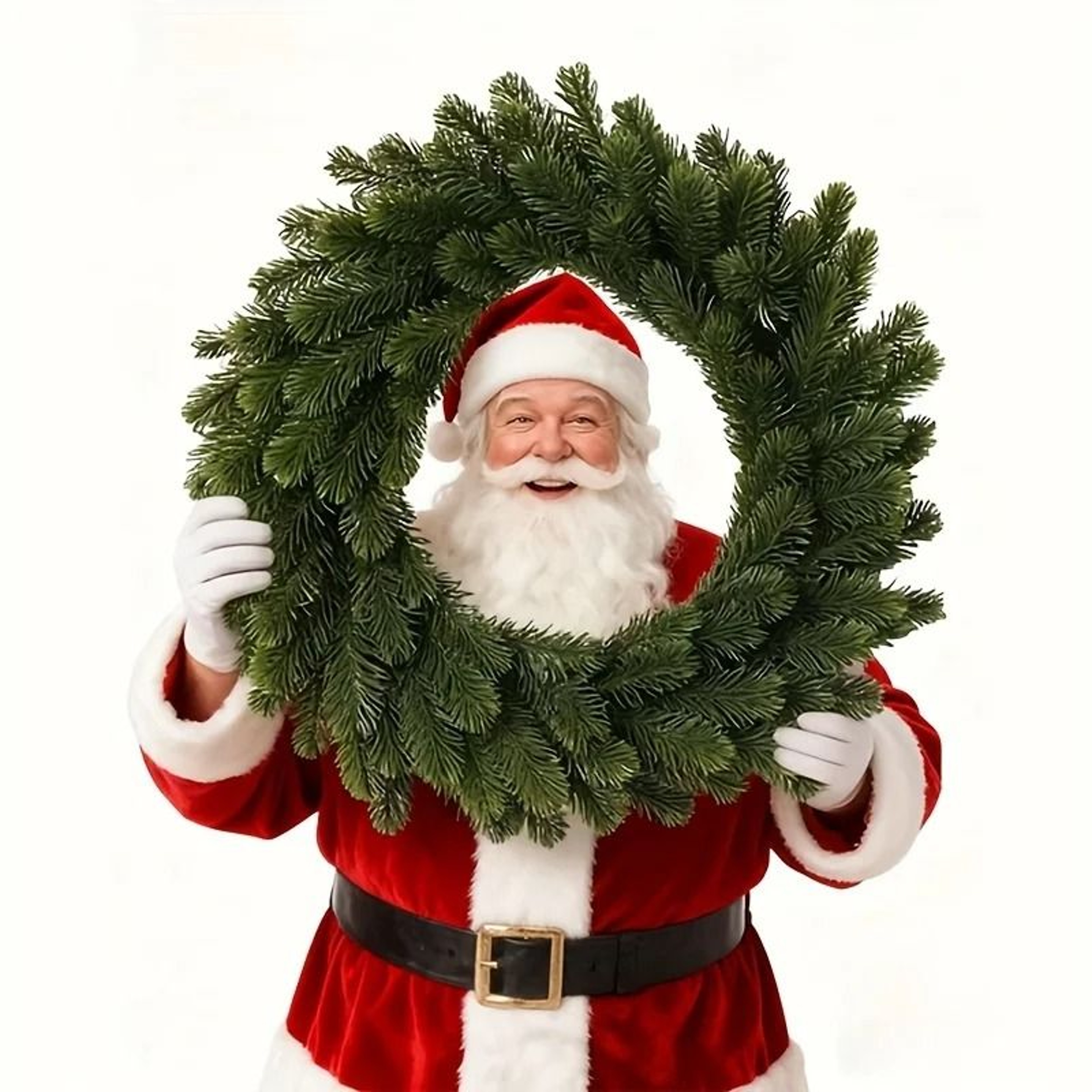 Everlasting Evergreen Pine Holiday Wreath 3