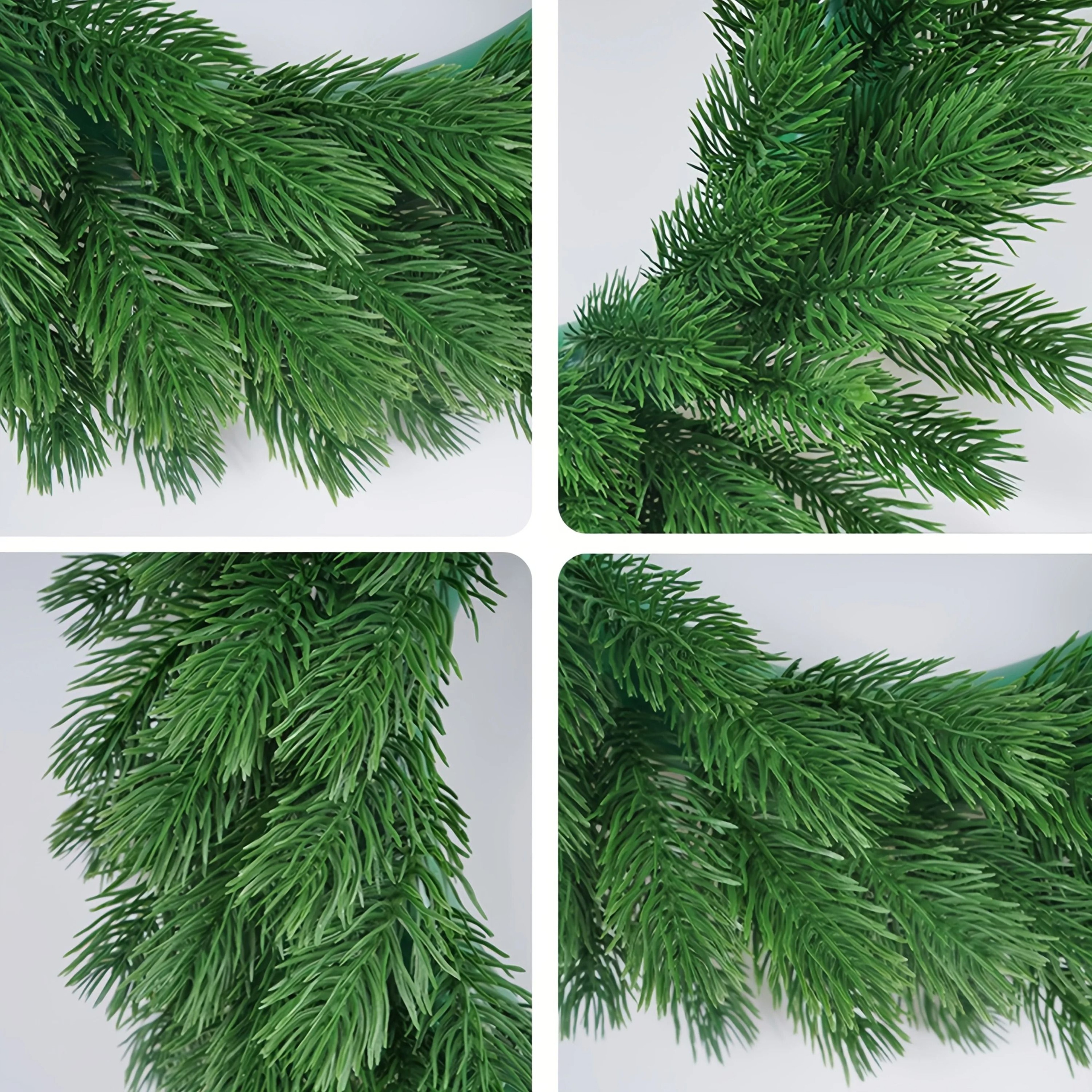 Everlasting Evergreen Pine Holiday Wreath 4