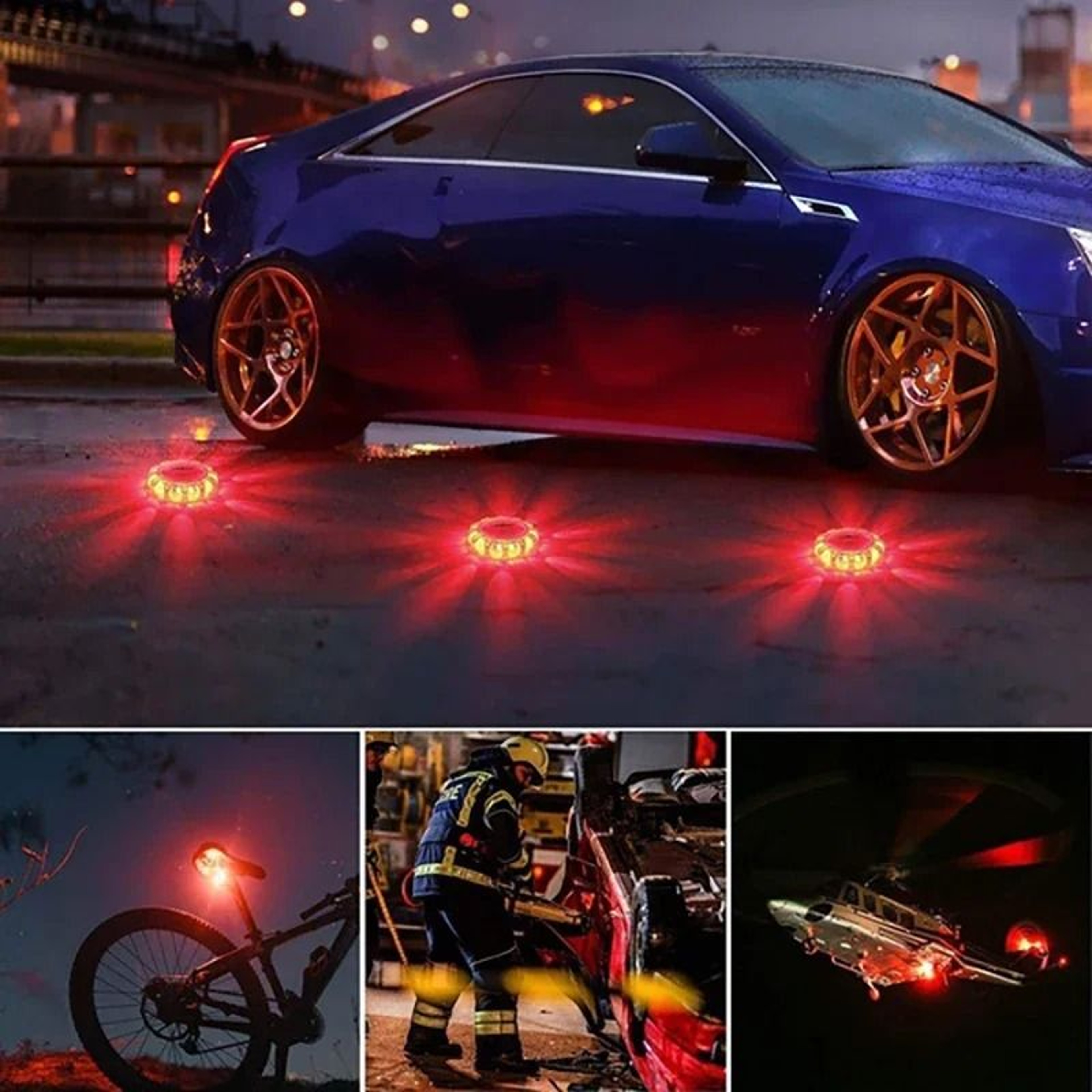 Professional LED Road Flare And Emergency Safety Warning Light 4