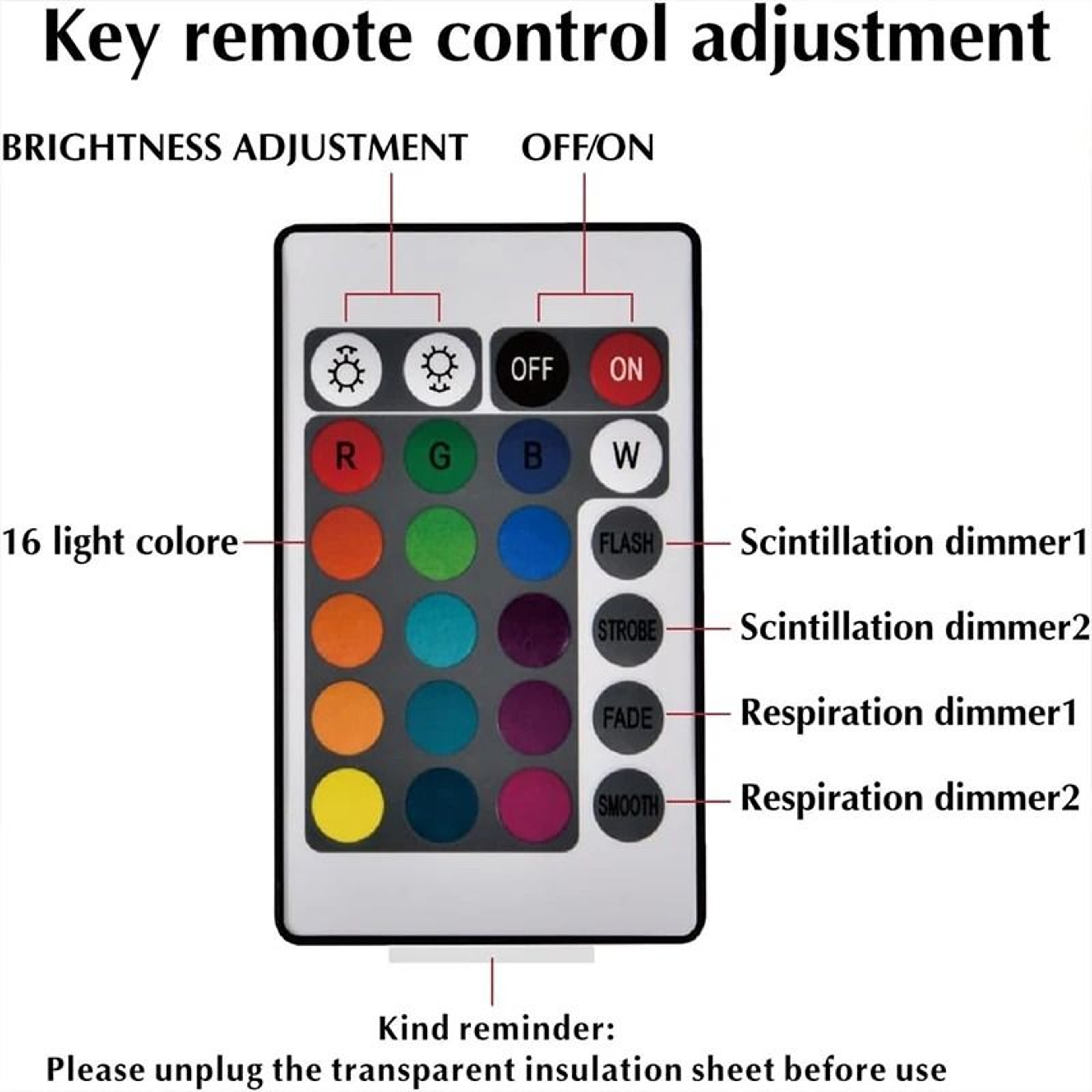 Touch Lamp For Bedroom And 16Color RGB Nightstand Light 5