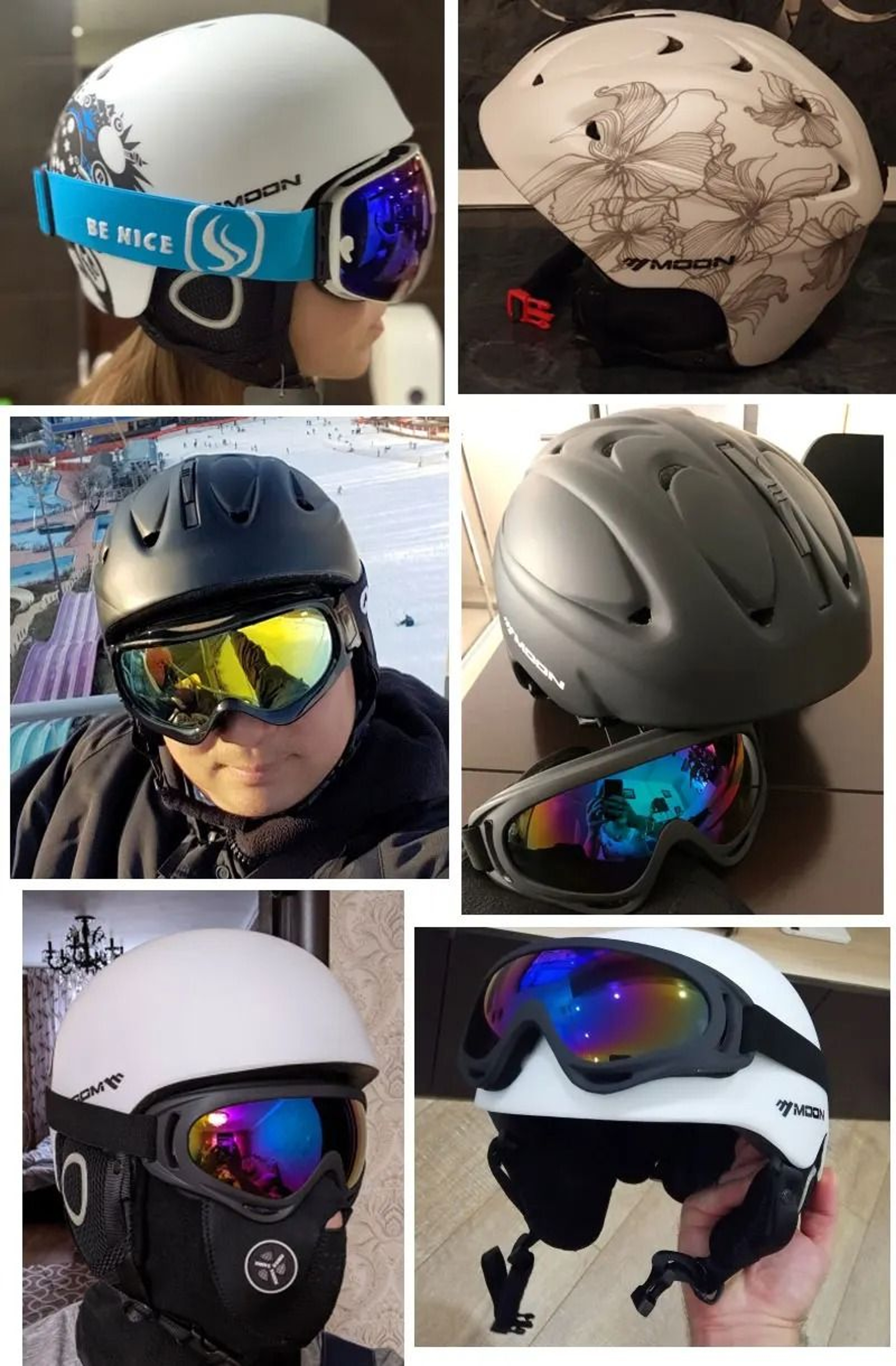 Integrally Molded Snow Safety Ski And Snowboard Helmet 1