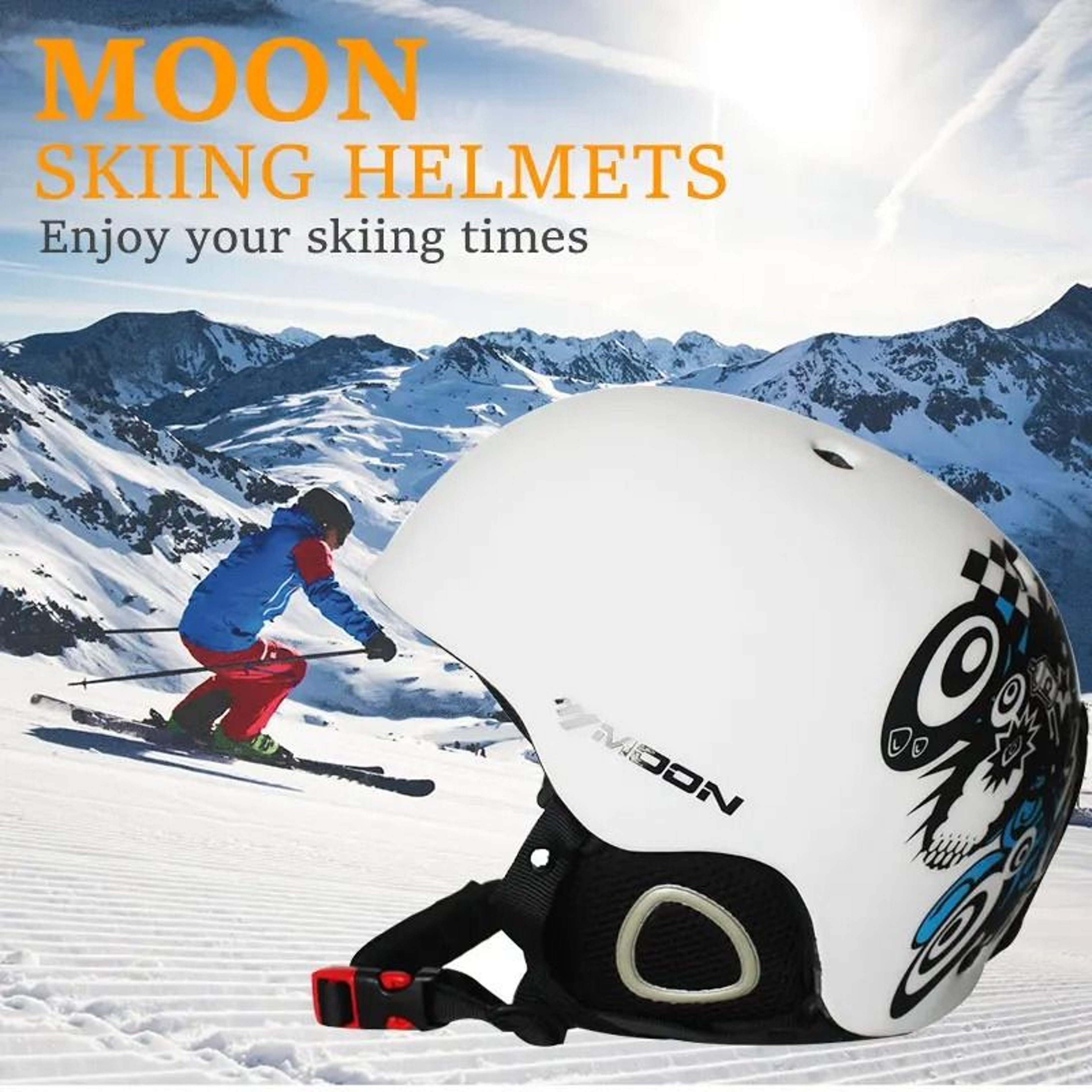 Integrally Molded Snow Safety Ski And Snowboard Helmet 2
