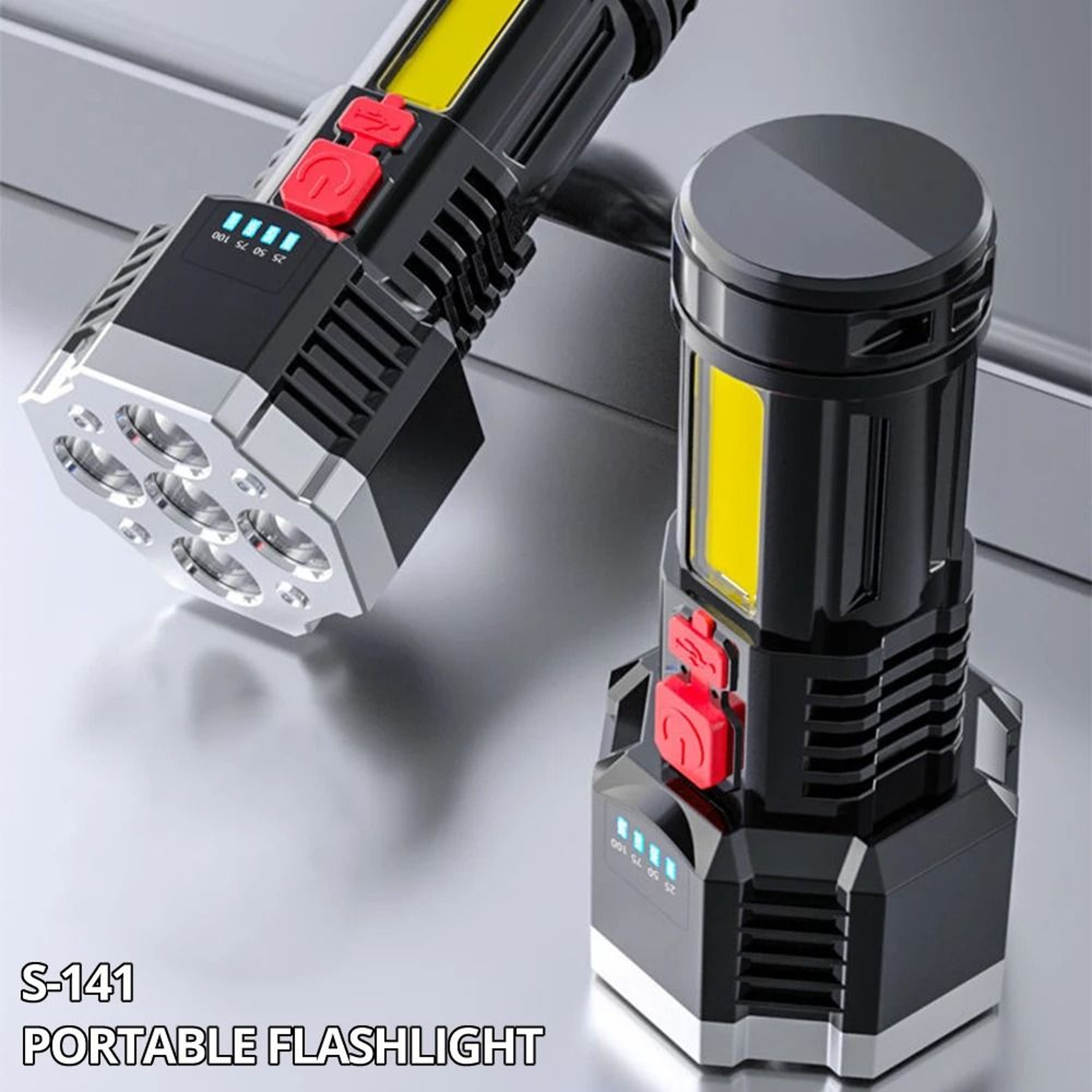 High Power 7 LED Rechargeable Camping Torch 5