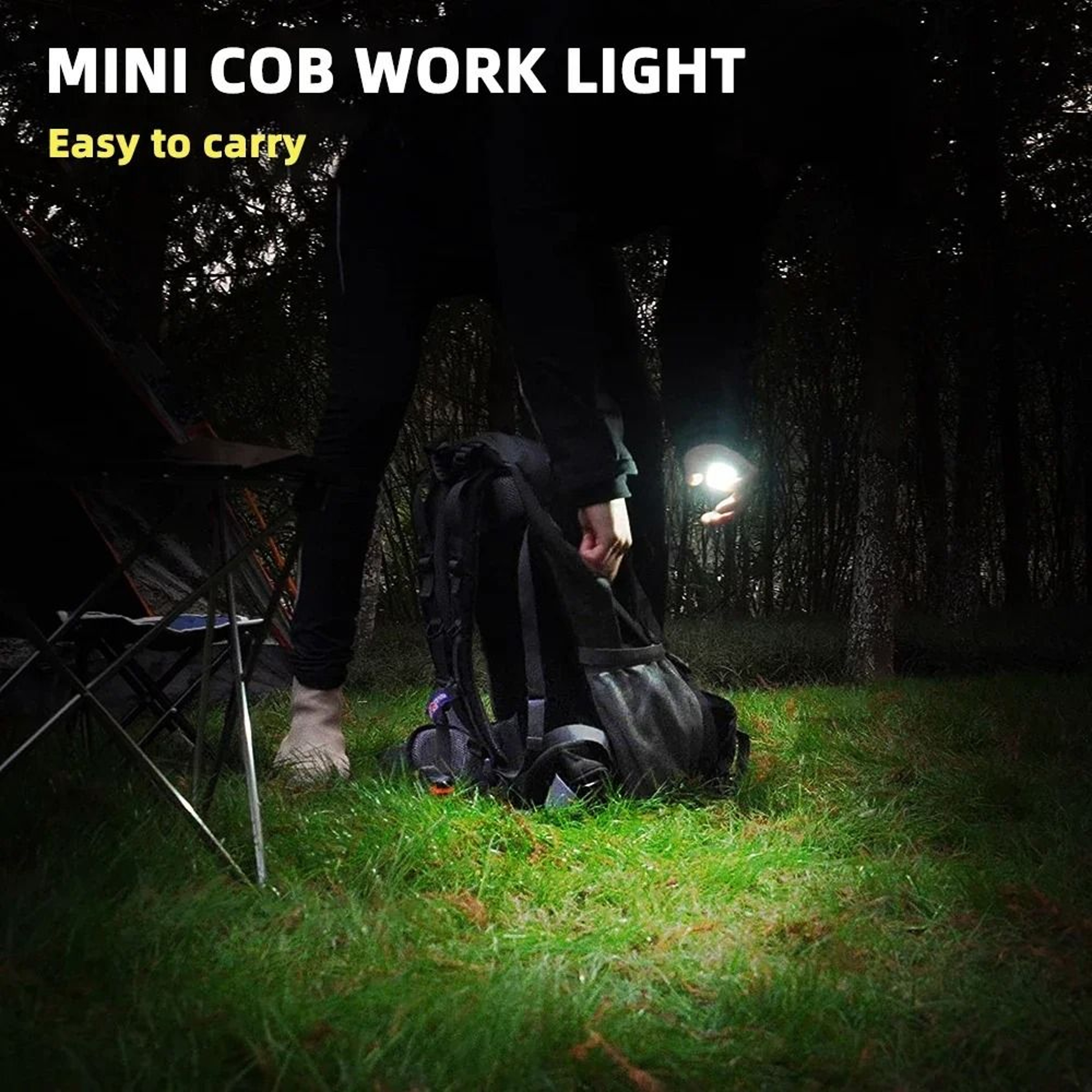 UltraCompact Keychain LED Flashlight  Portable MultiMode Rechargeable Worklight 6