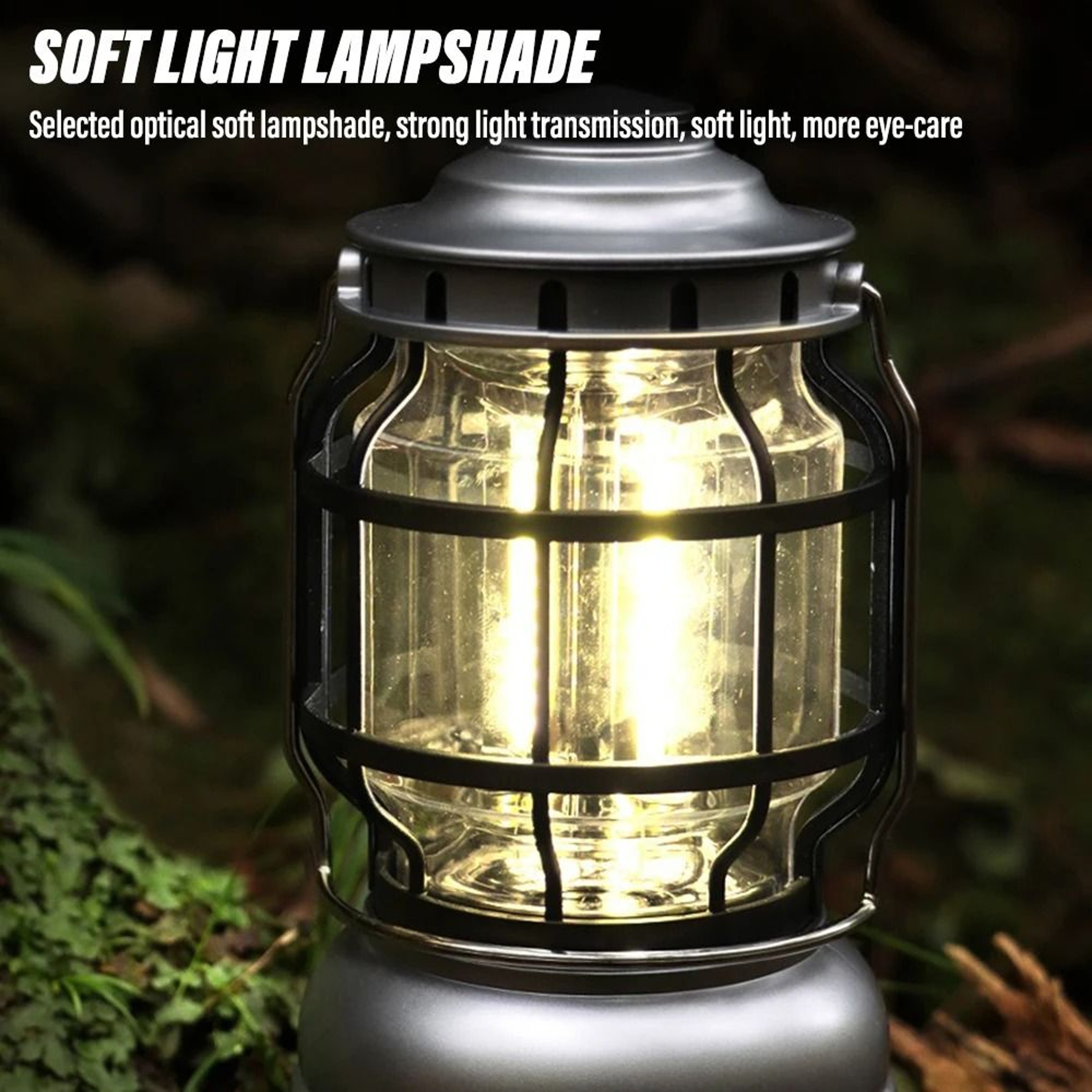 Vintage Dimmable LED Camping Lantern  HighOutput Portable Outdoor Searchlight 2
