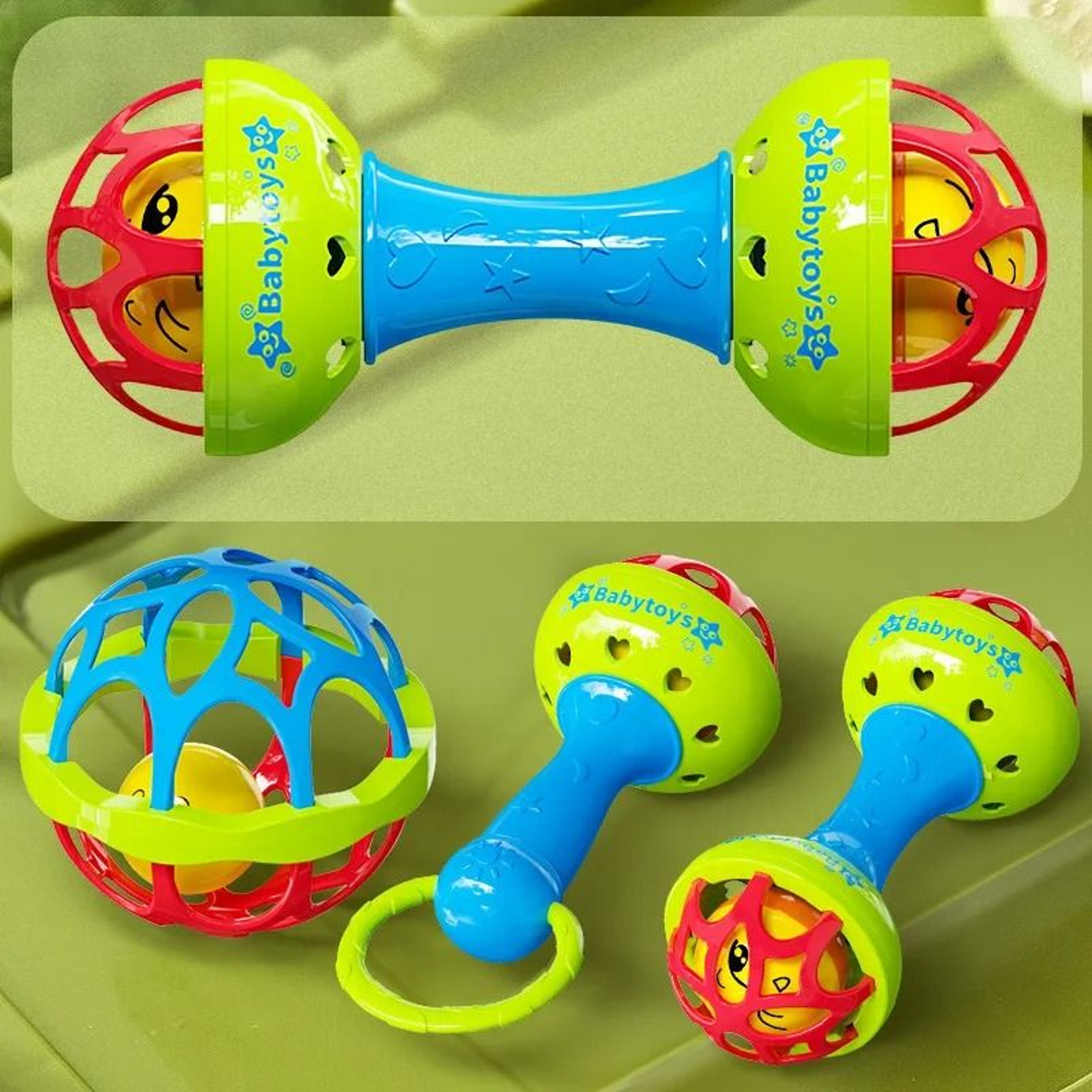 Sensory Development Rhythm Set  Educational Drum Bell And Ball Toys 1