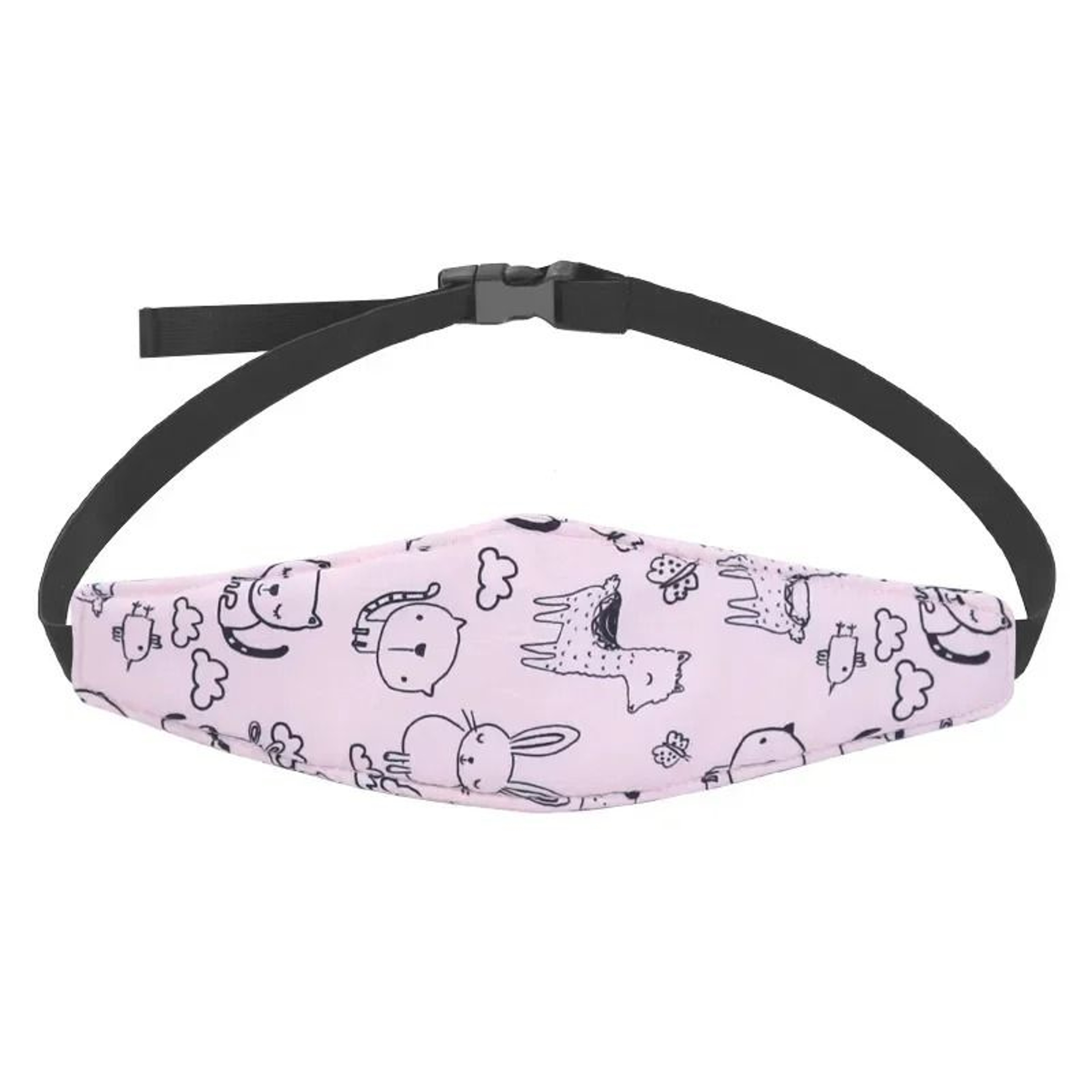 Comfortable Baby Head Support Belt  Adjustable Sleep Positioner For Car Seats  Strollers 9