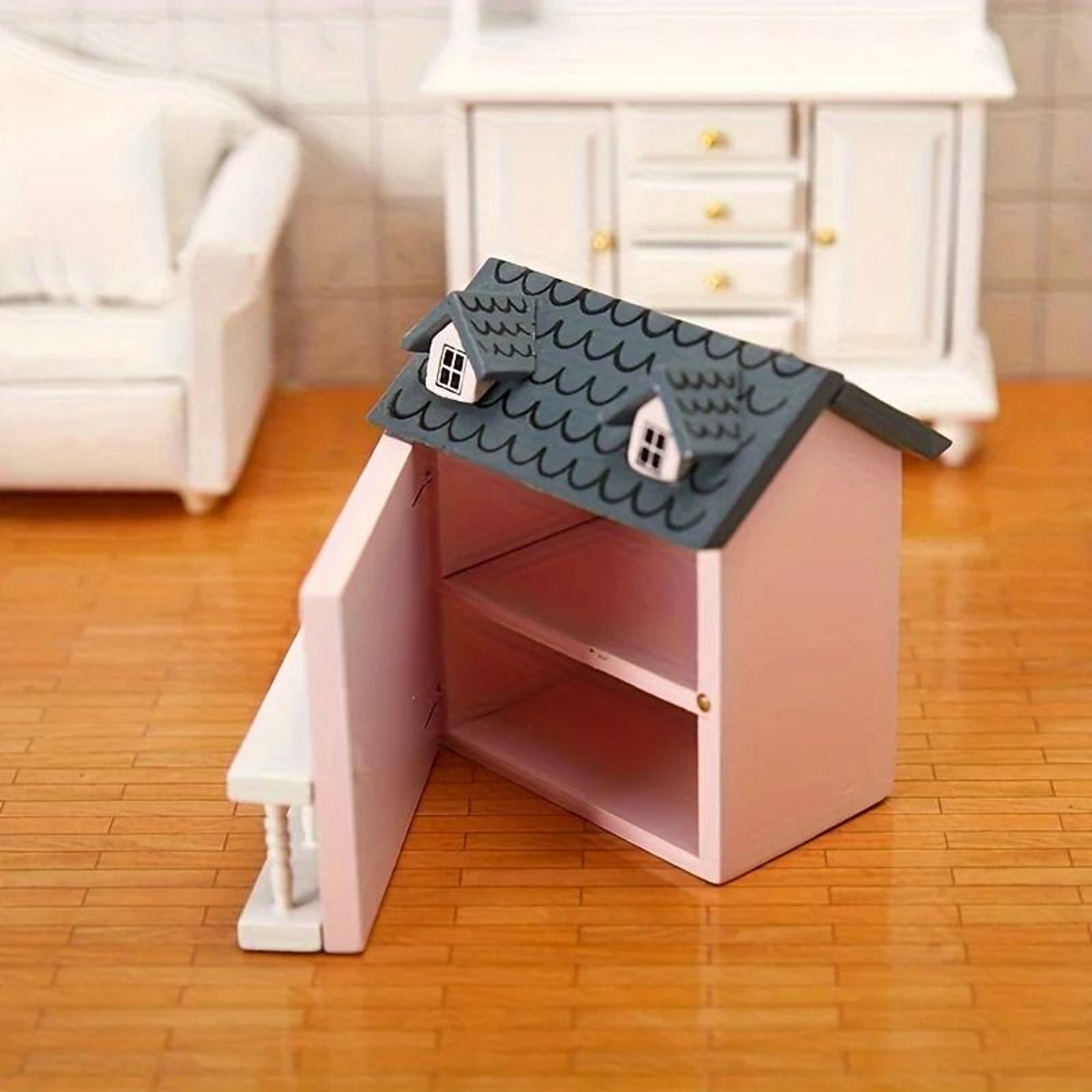 Miniature Pocket Villa Furniture Set  Charming Dollhouse Decor  Accessories 3