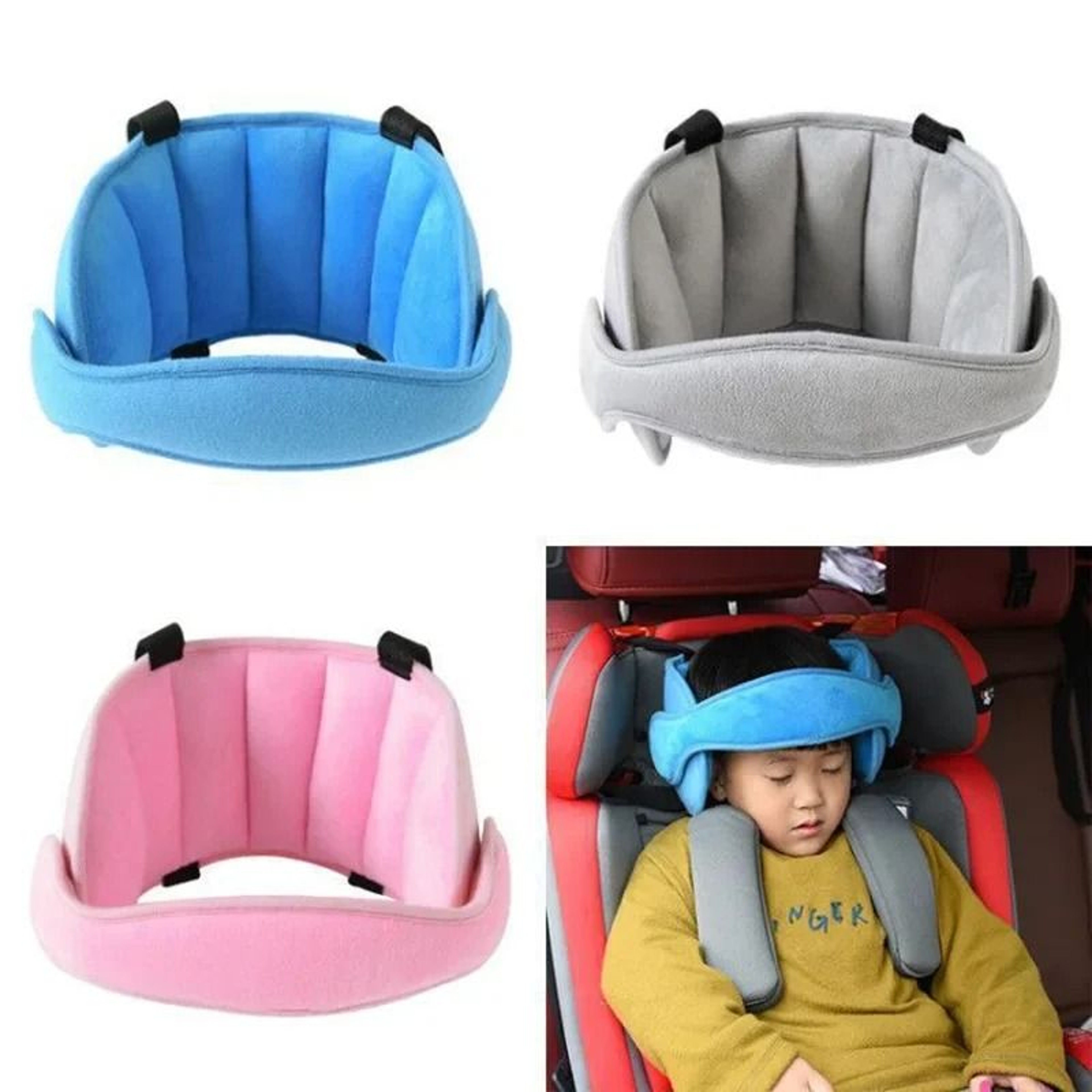 Deluxe Toddler Head Support Belt  Safe  Healthy Sleep Aid For Car Seats 0