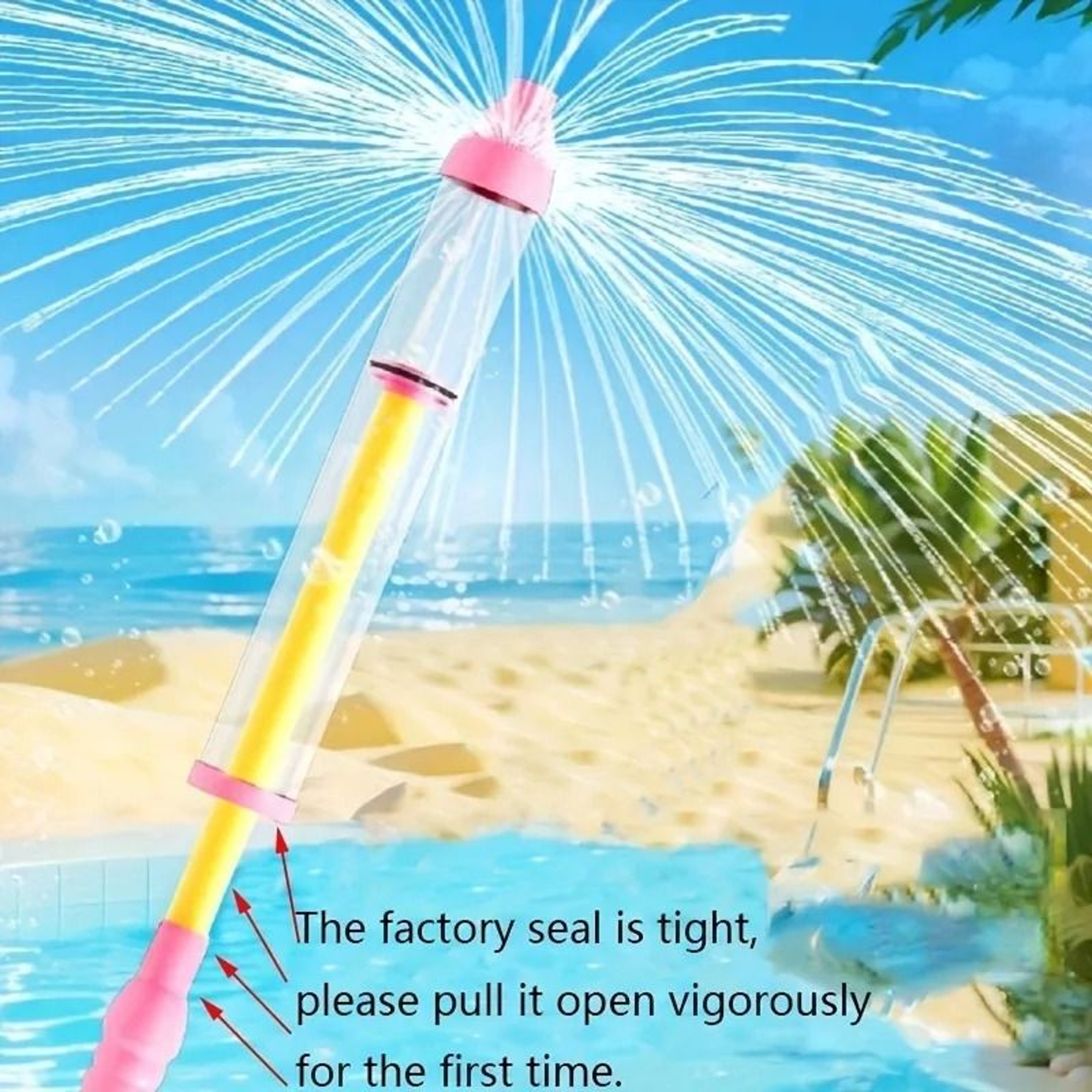 Firework Fountain Super Soaker  HighVolume Water Gun For Beach  Backyard Battles 4