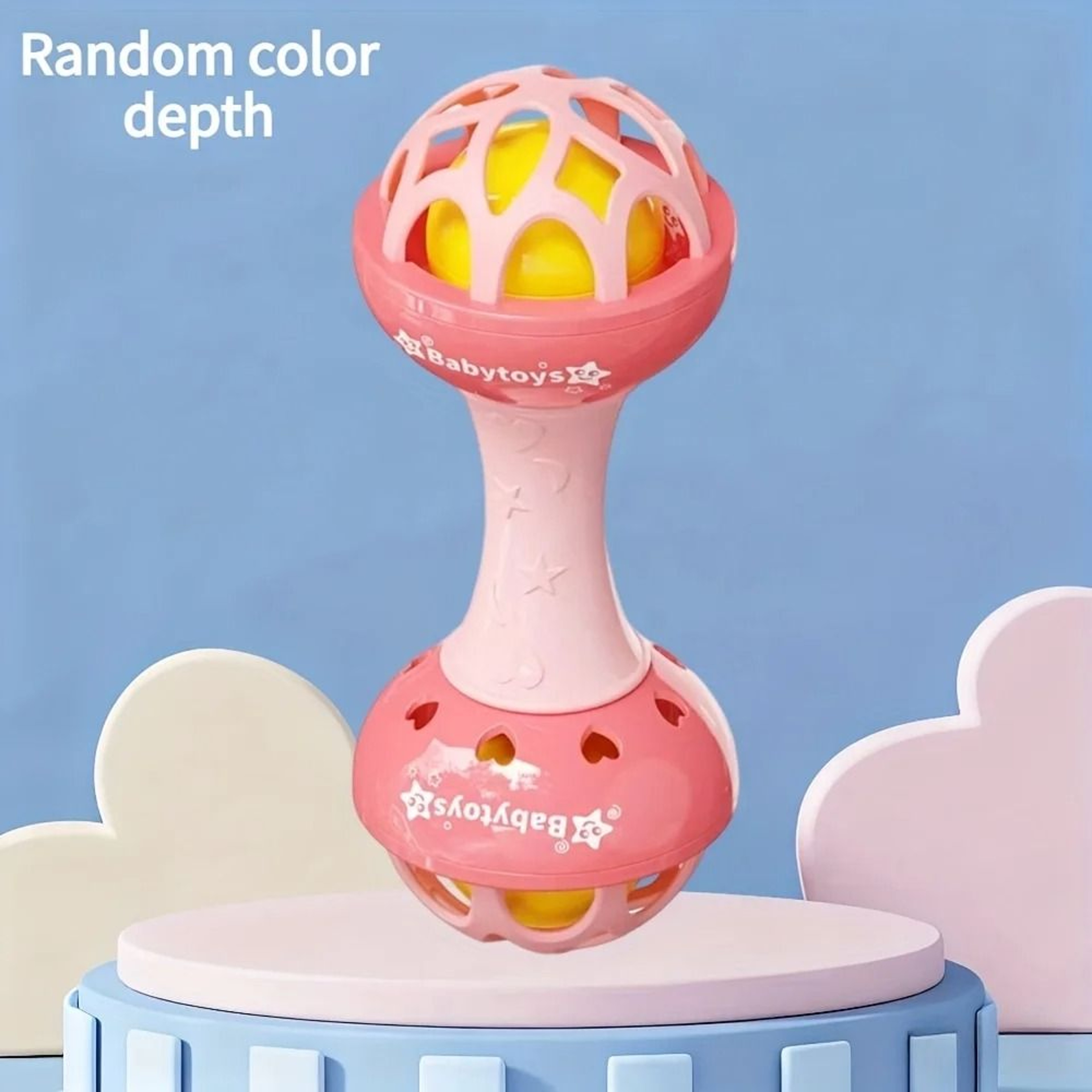 Animal Friends Sensory Rattle  Interactive DoubleHeaded Musical Toy For Infants 9