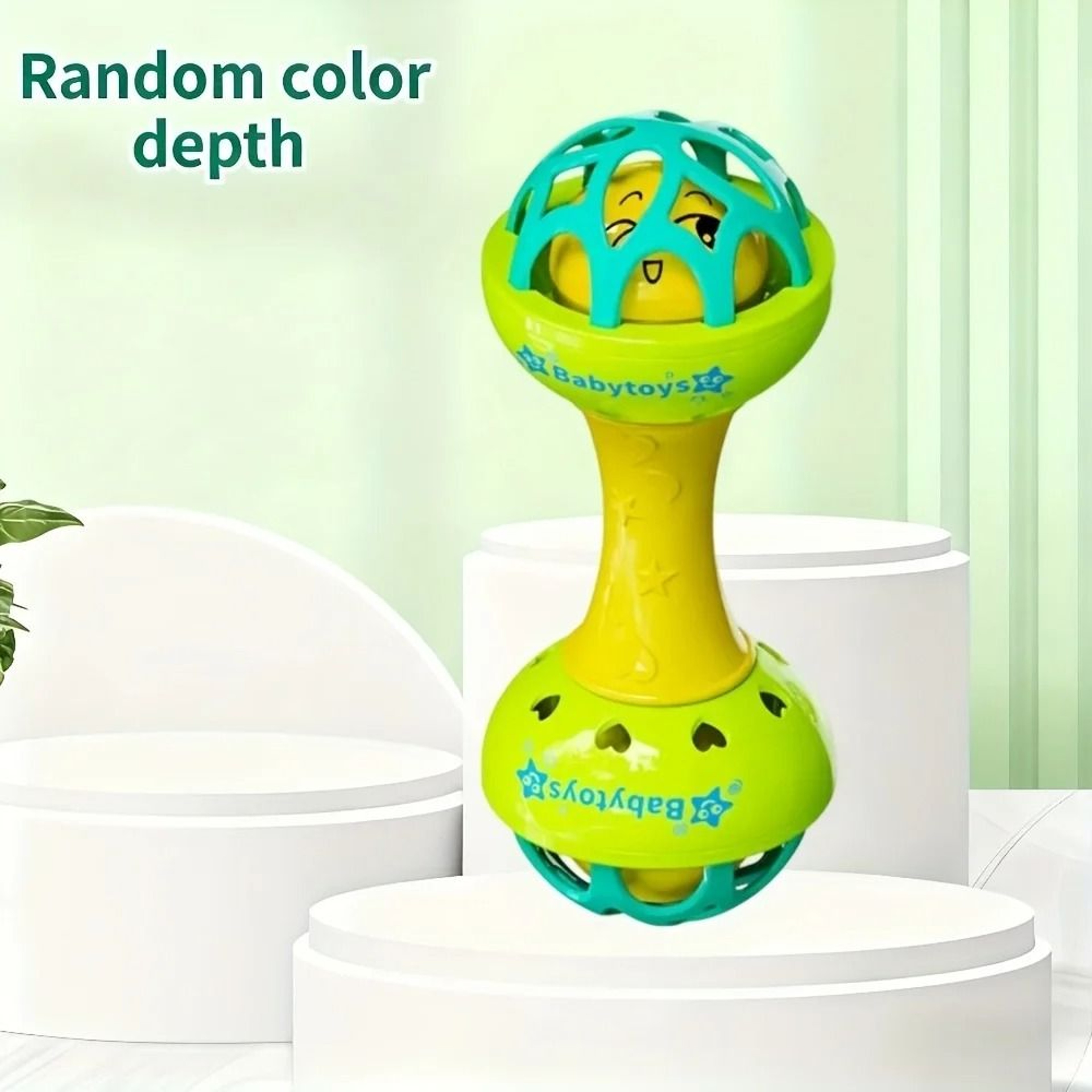 Animal Friends Sensory Rattle  Interactive DoubleHeaded Musical Toy For Infants 5