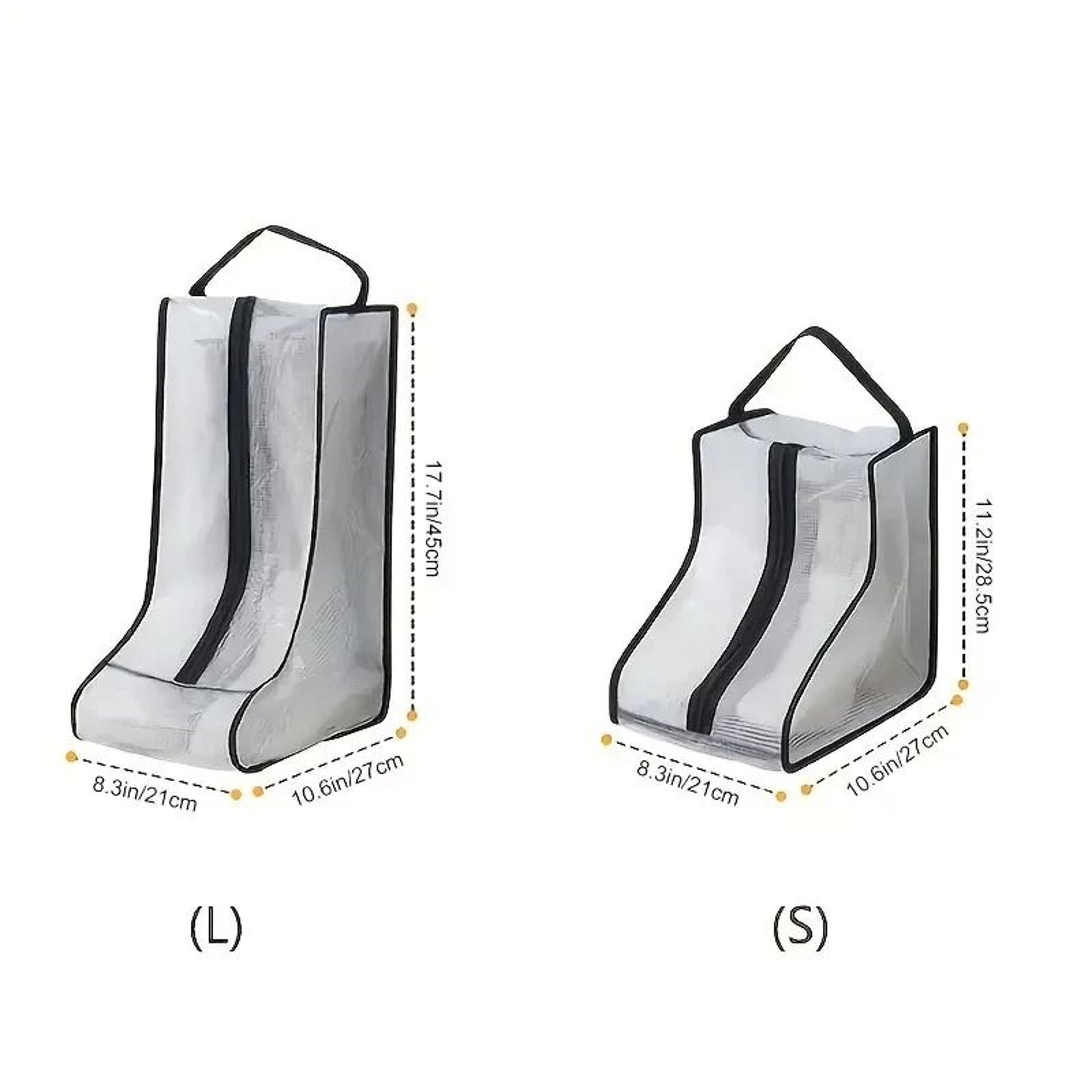 Portable Fashion Shoe Storage Bags  DustProof Travel Organizer For High Heels  Riding Boots 5