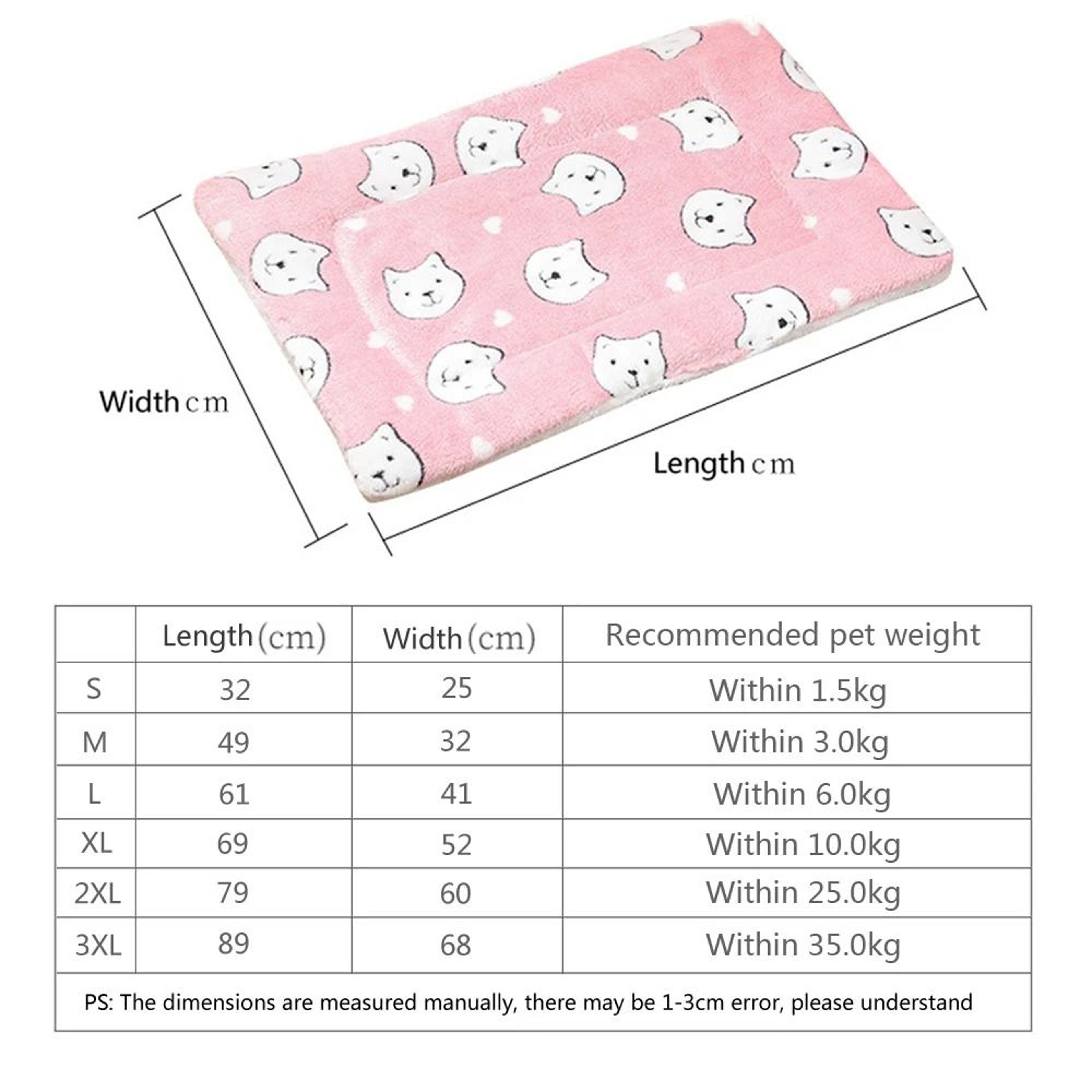DoubleSided Plush Pet Mat  UltraSoft Winter Cushion For Cats  Dogs 2