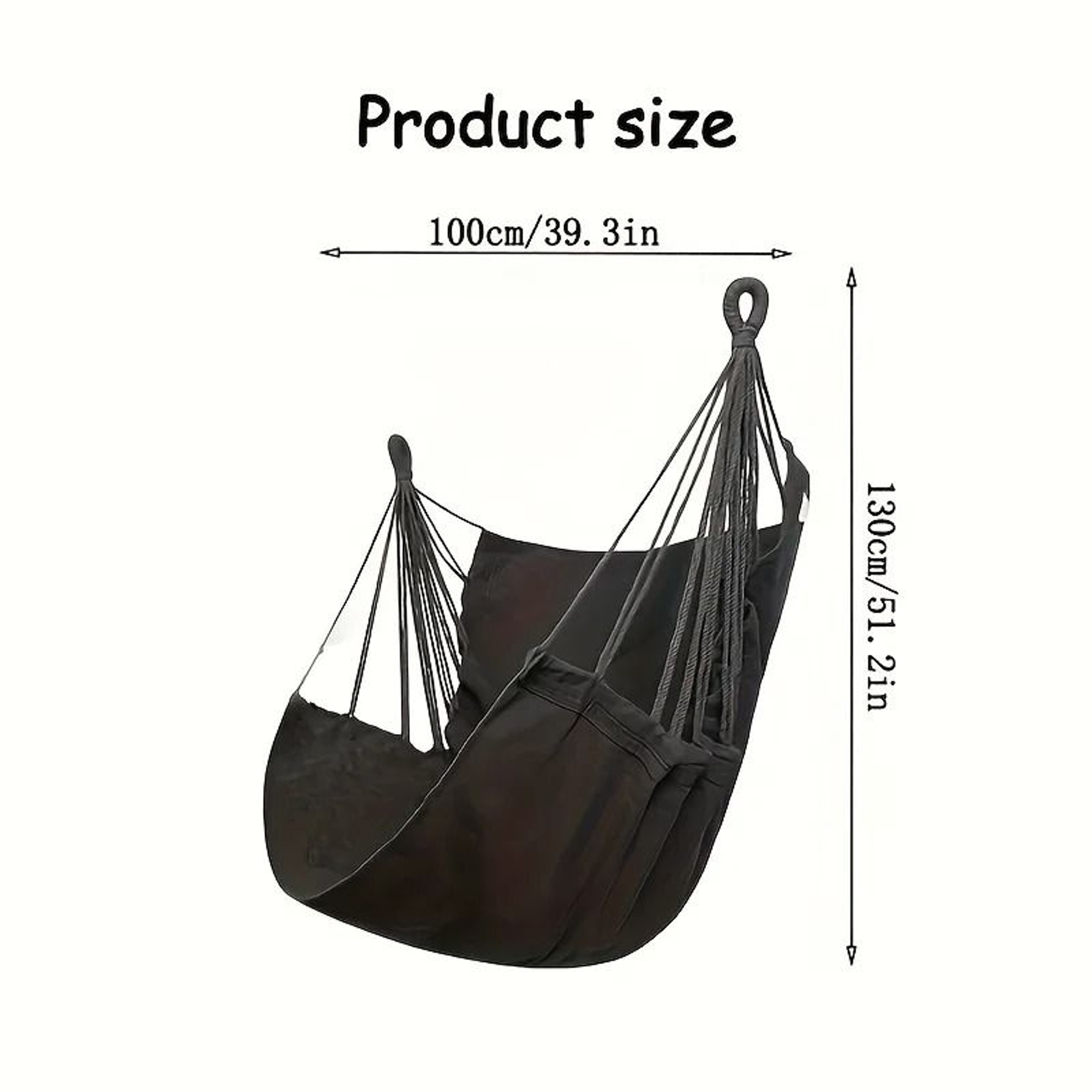 Relaxing Casual Fabric Hammock Chair  Portable Swing  Rocking Comfort 5