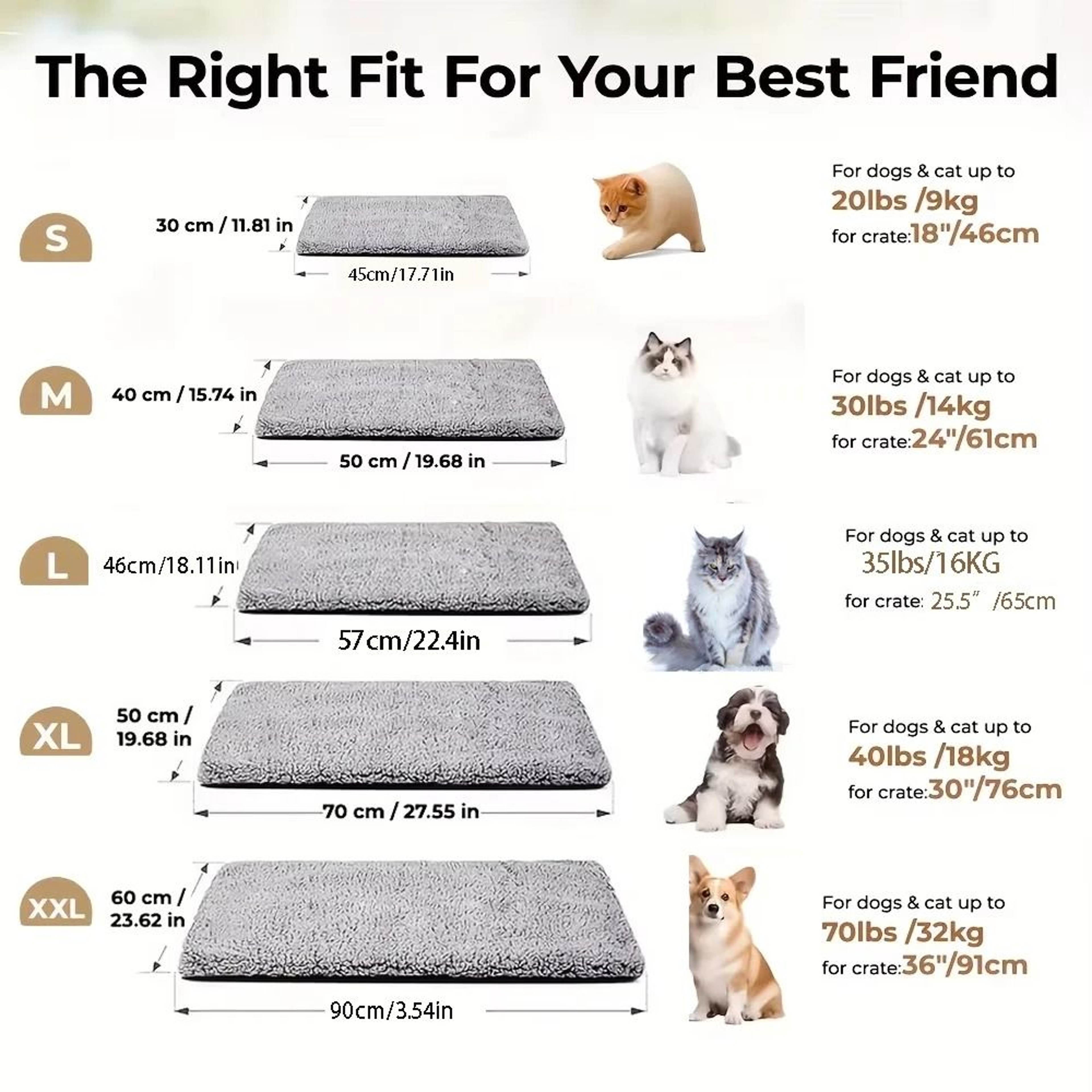 Winter Warming Pet Mattress  Super Warm Washable Cushion For Cats  Dogs 6