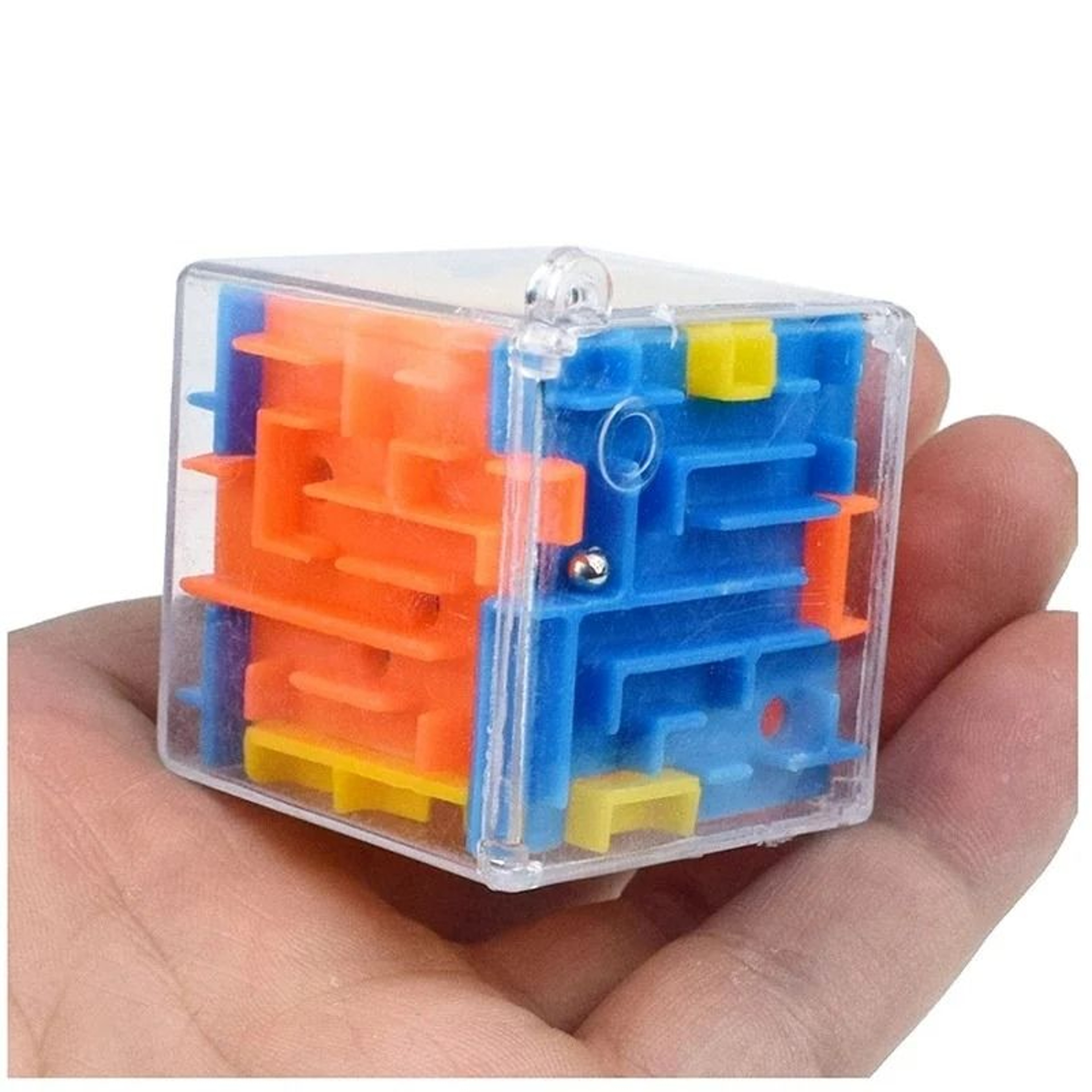Mini 3D Maze Magic Cube  6Sided Transparent Speed Puzzle 1