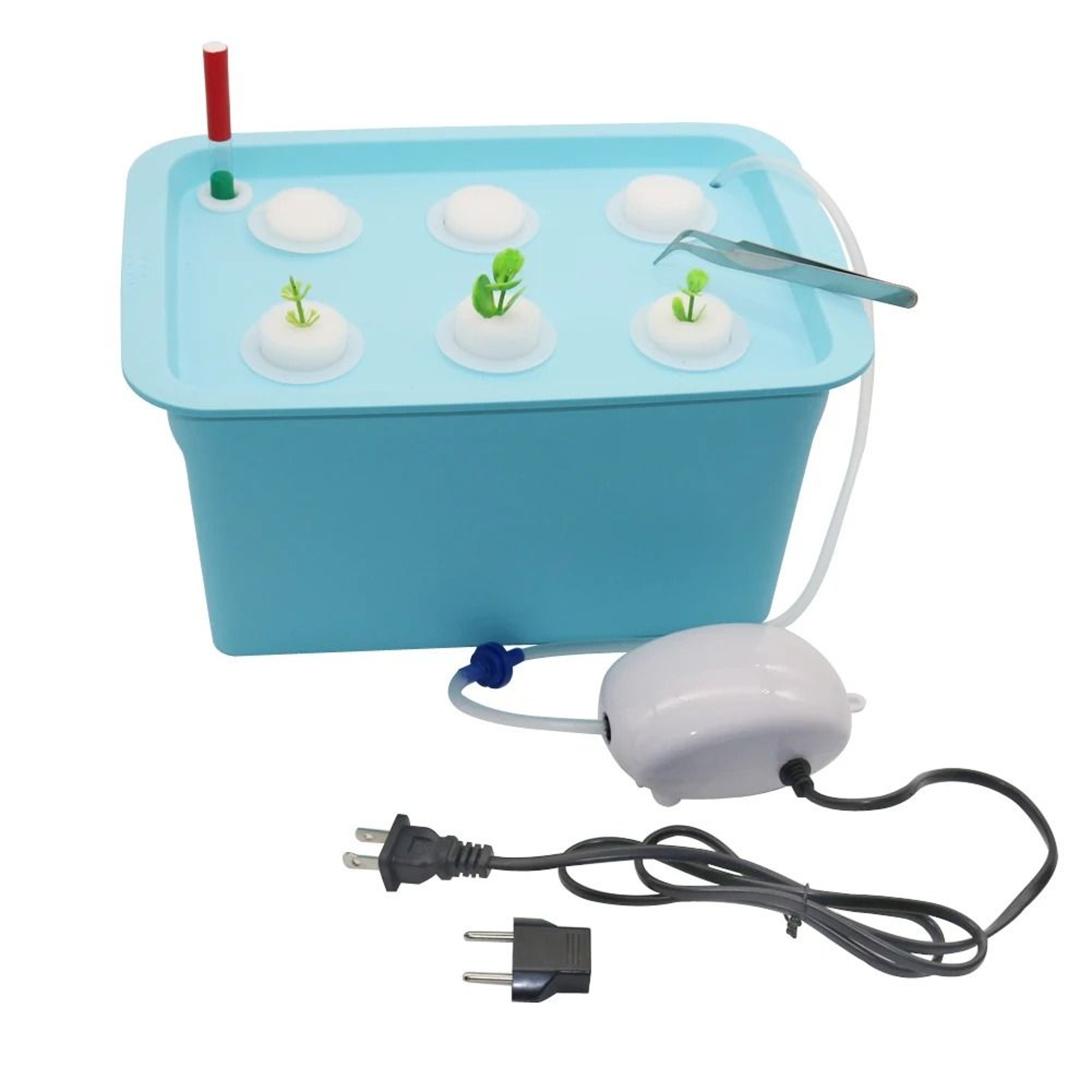 6Hole Indoor Hydroponic Growth Kit  Smart Deep Water Culture Garden Box 3