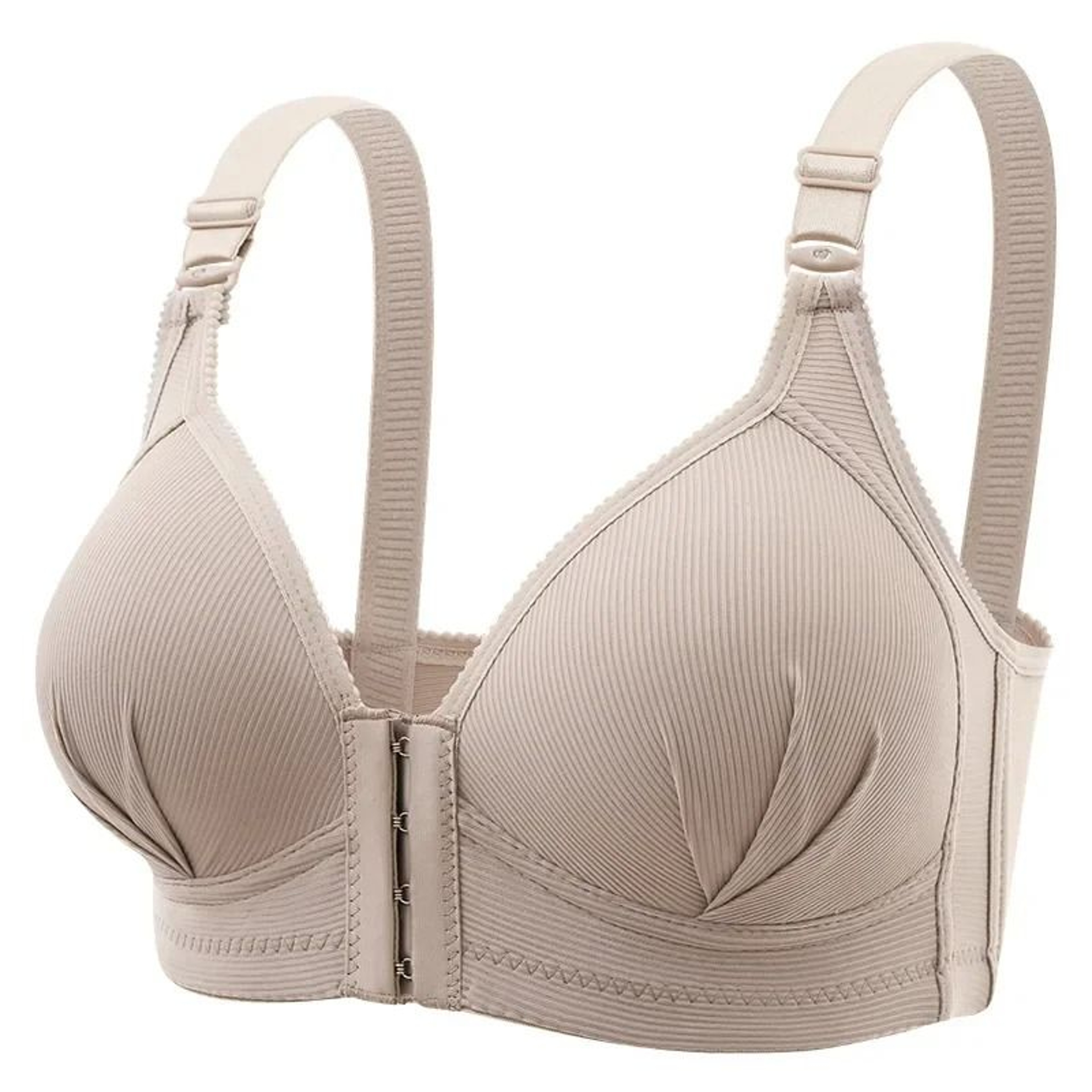 Comfortable FrontButton Breastfeeding Bra  Traceless Wireless Maternity Support 0