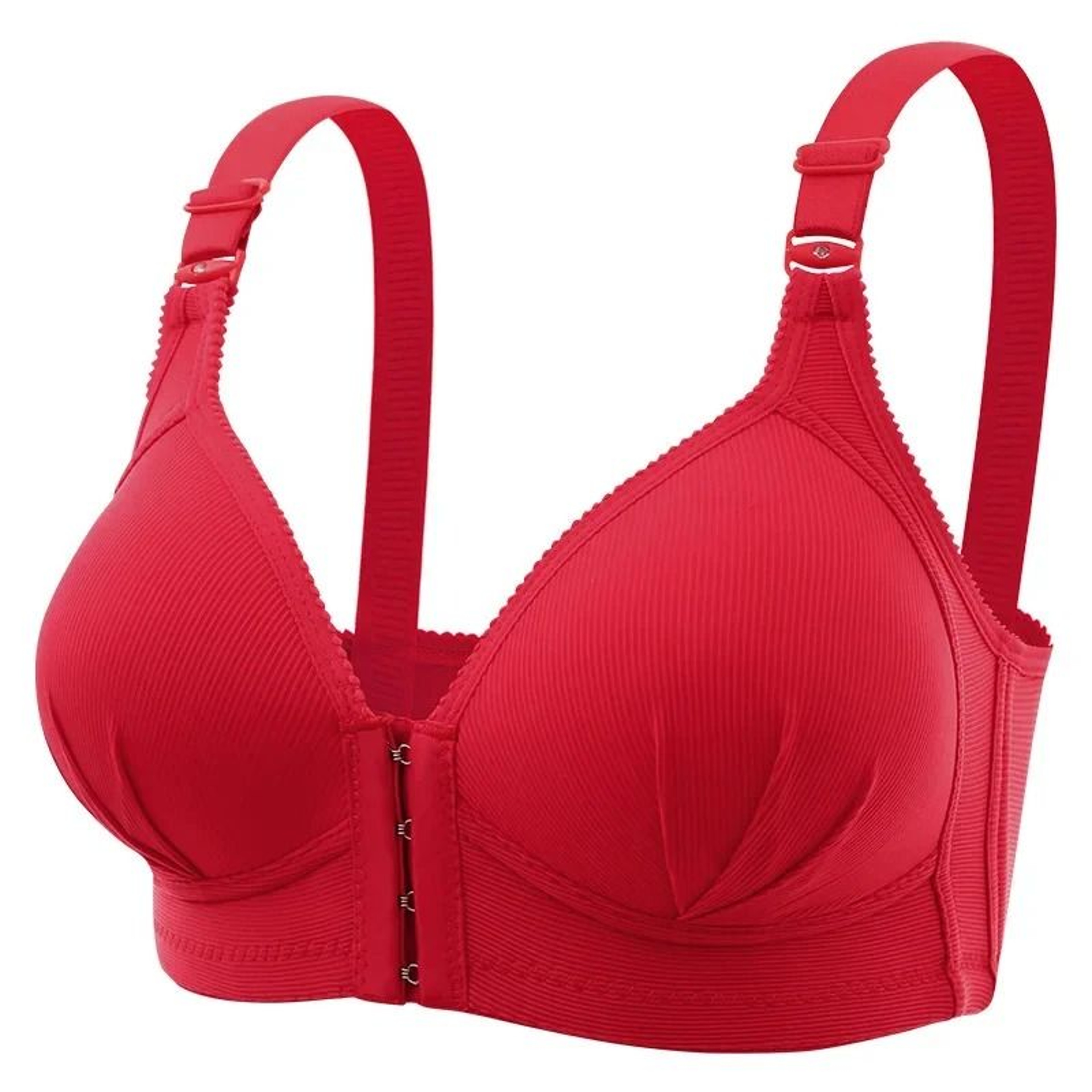 Comfortable FrontButton Breastfeeding Bra  Traceless Wireless Maternity Support 10