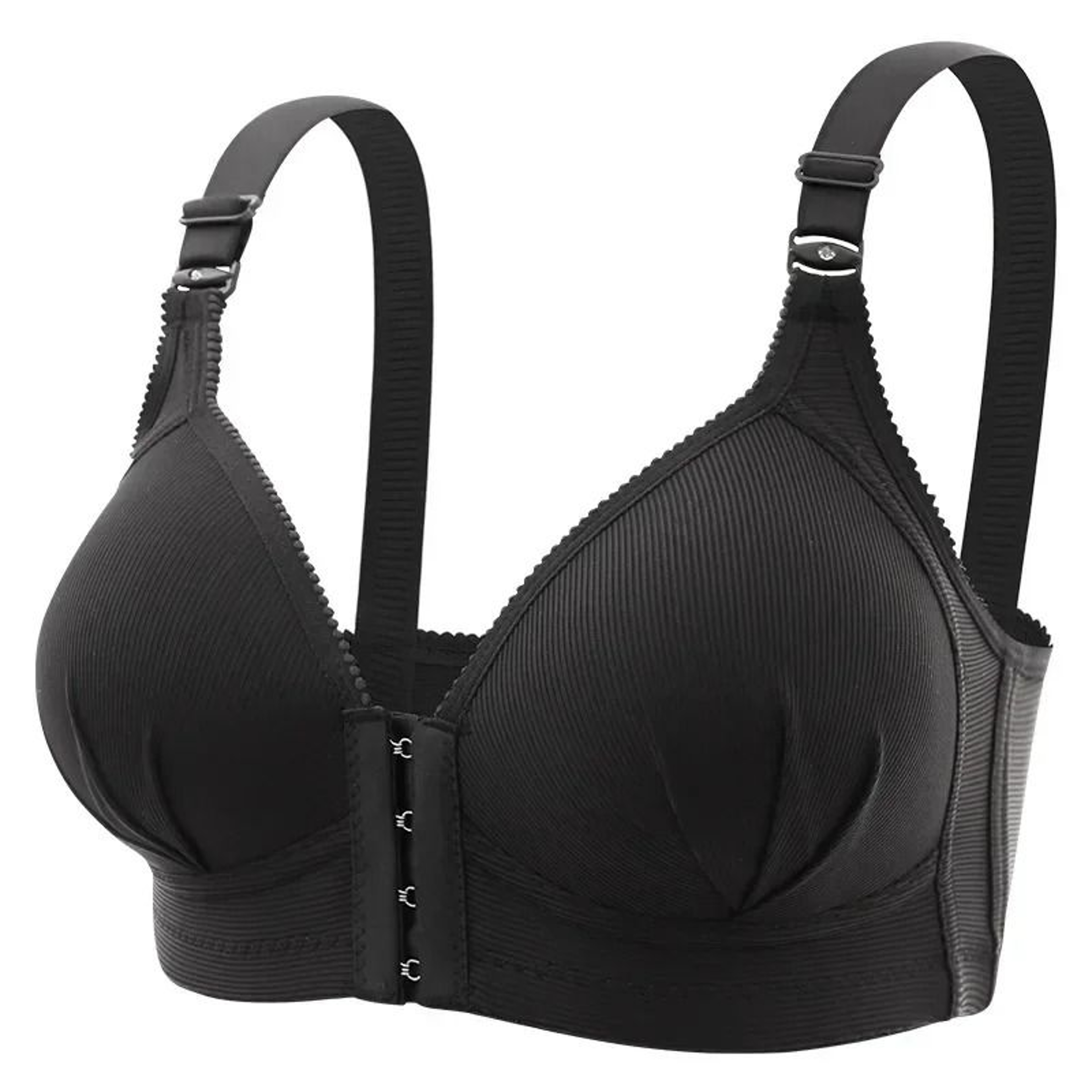 Comfortable FrontButton Breastfeeding Bra  Traceless Wireless Maternity Support 2