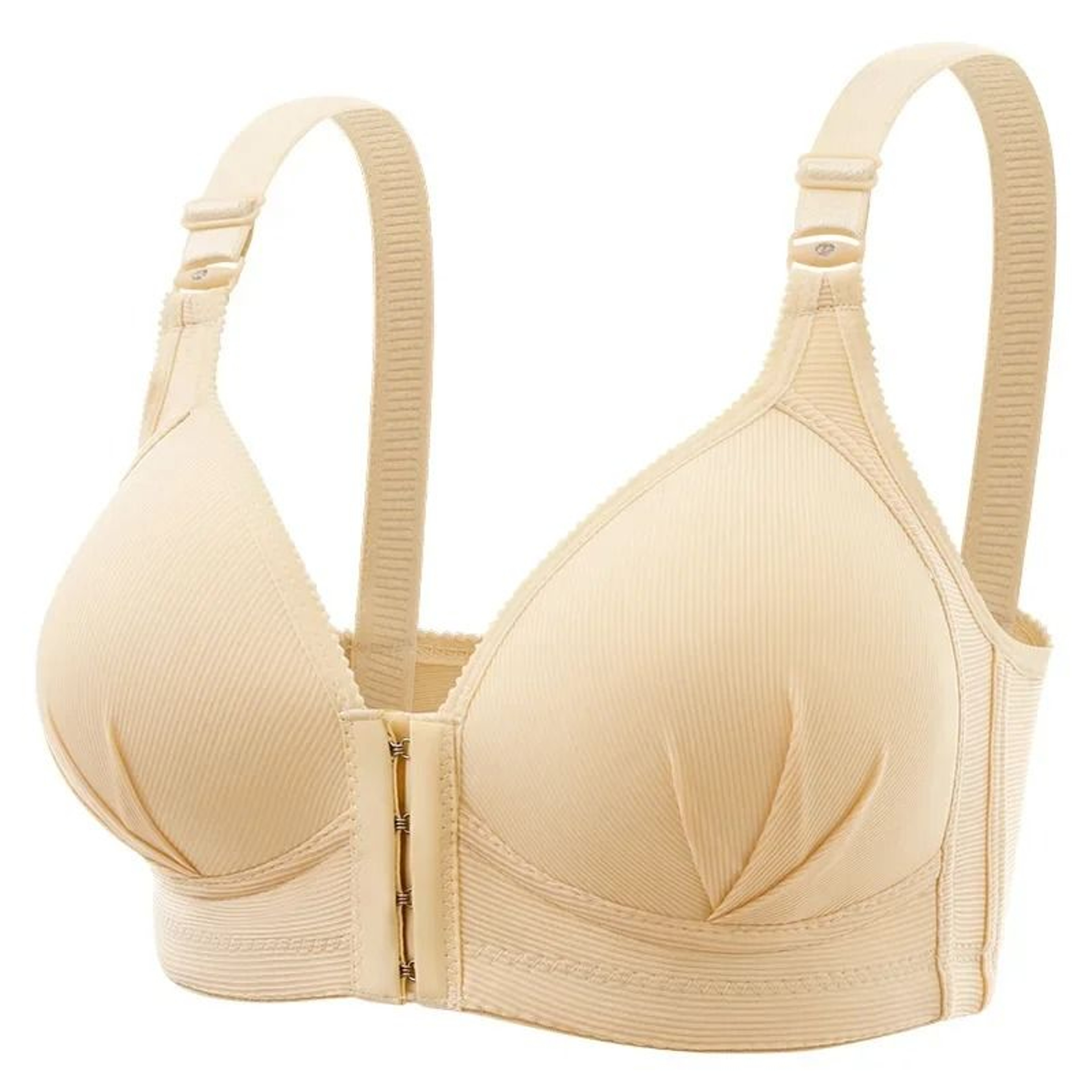 Comfortable FrontButton Breastfeeding Bra  Traceless Wireless Maternity Support 7