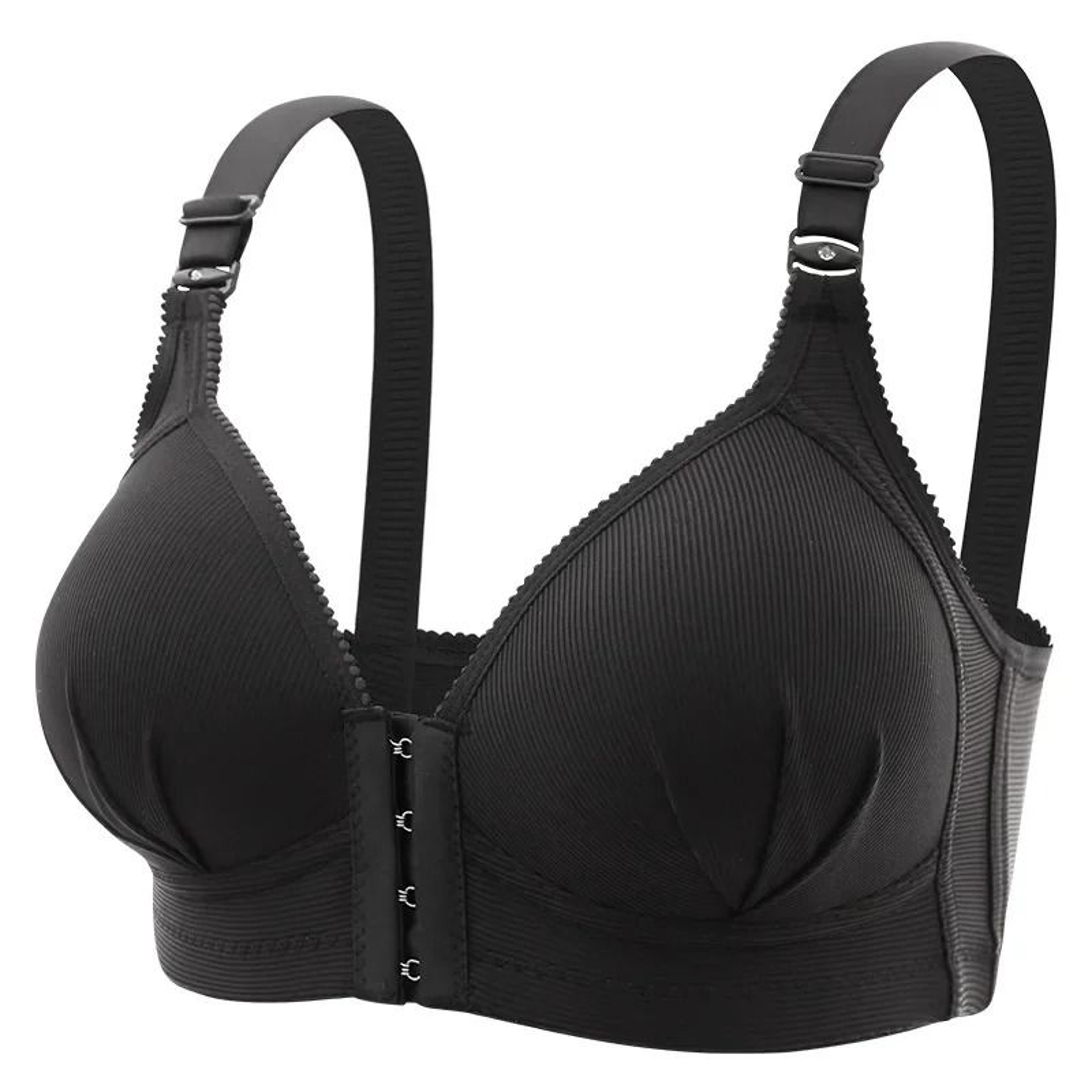 Comfortable FrontButton Breastfeeding Bra  Traceless Wireless Maternity Support 8