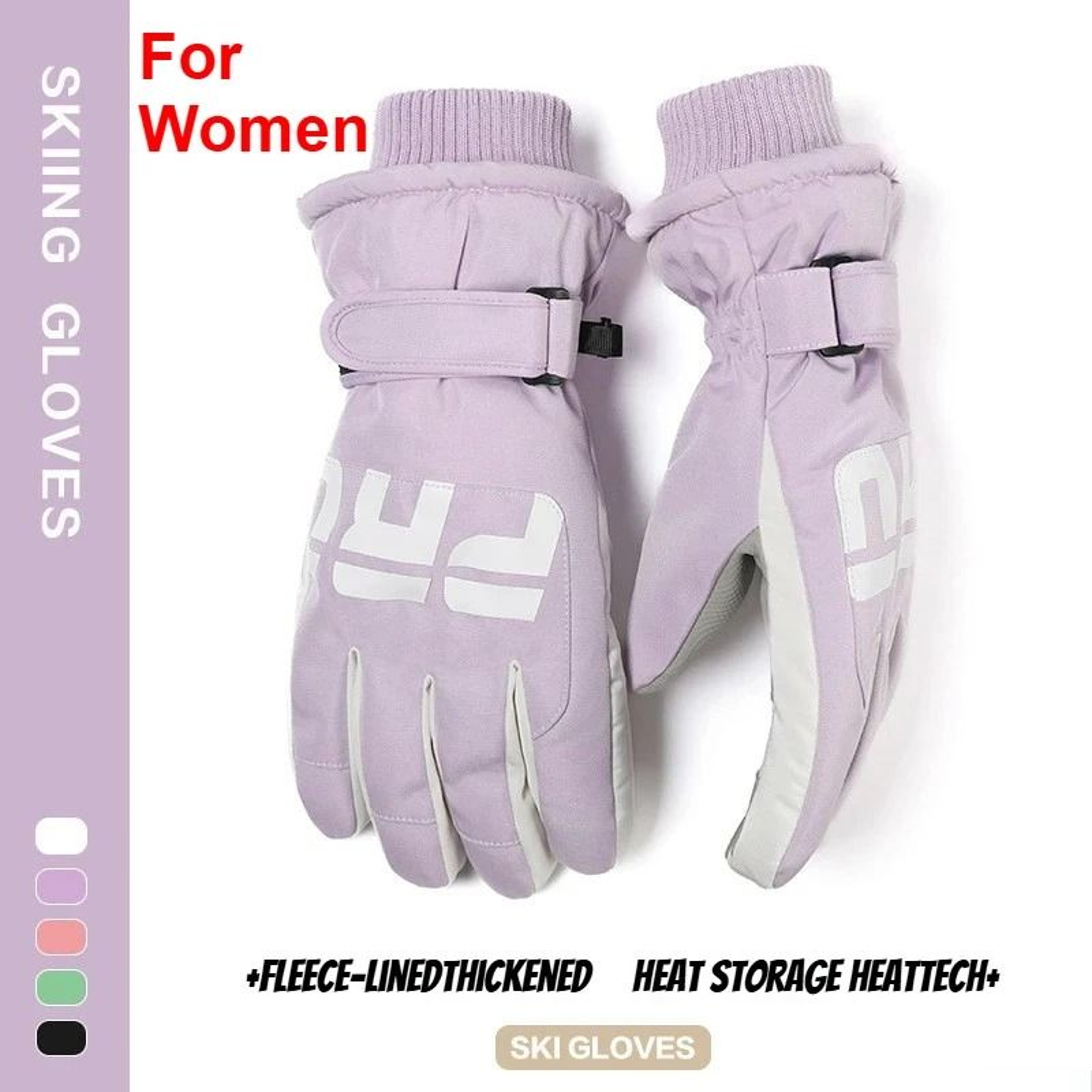 Winter Cycling  Ski Gloves  Waterproof Thermal Protection With Touchscreen Pocket 13