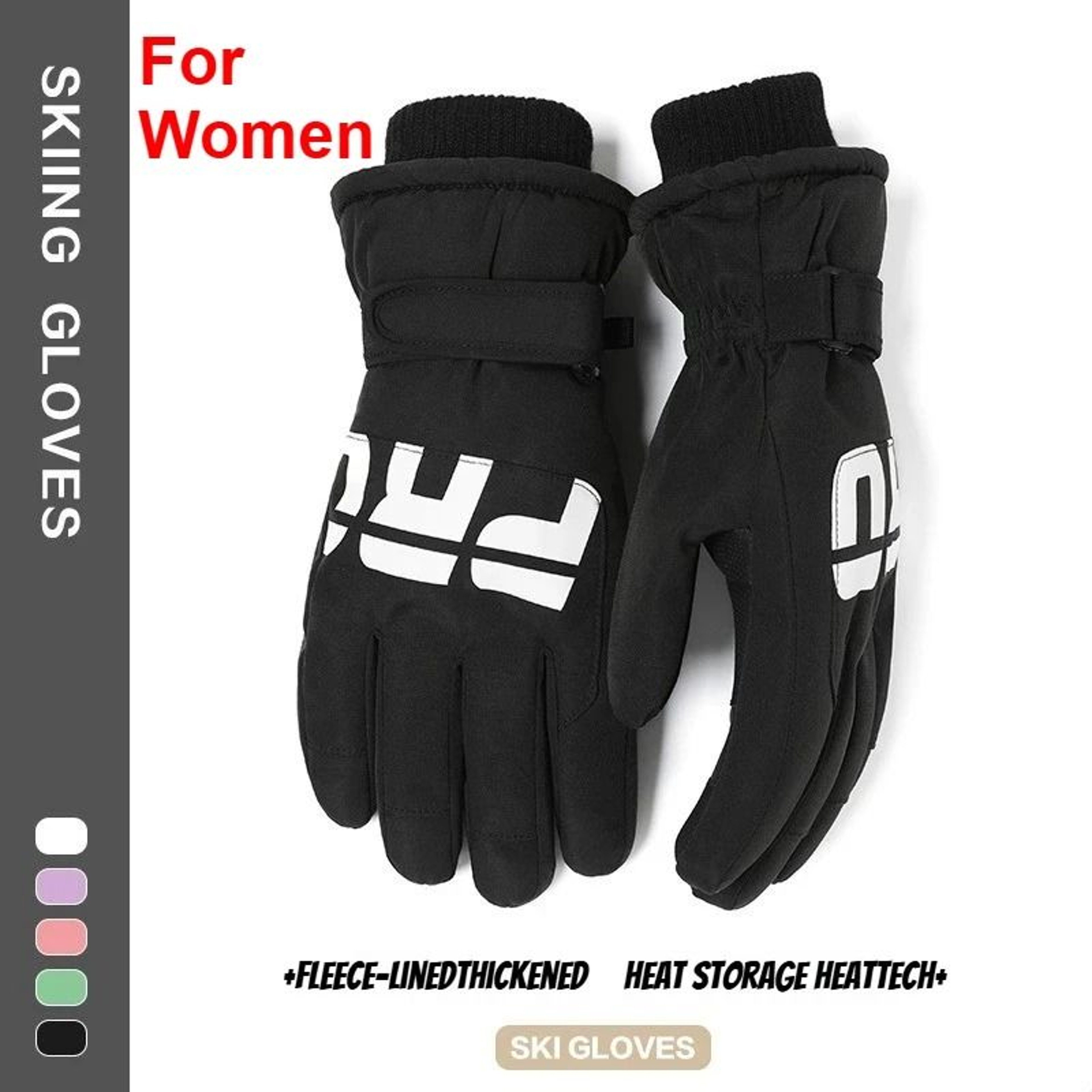 Winter Cycling  Ski Gloves  Waterproof Thermal Protection With Touchscreen Pocket 15