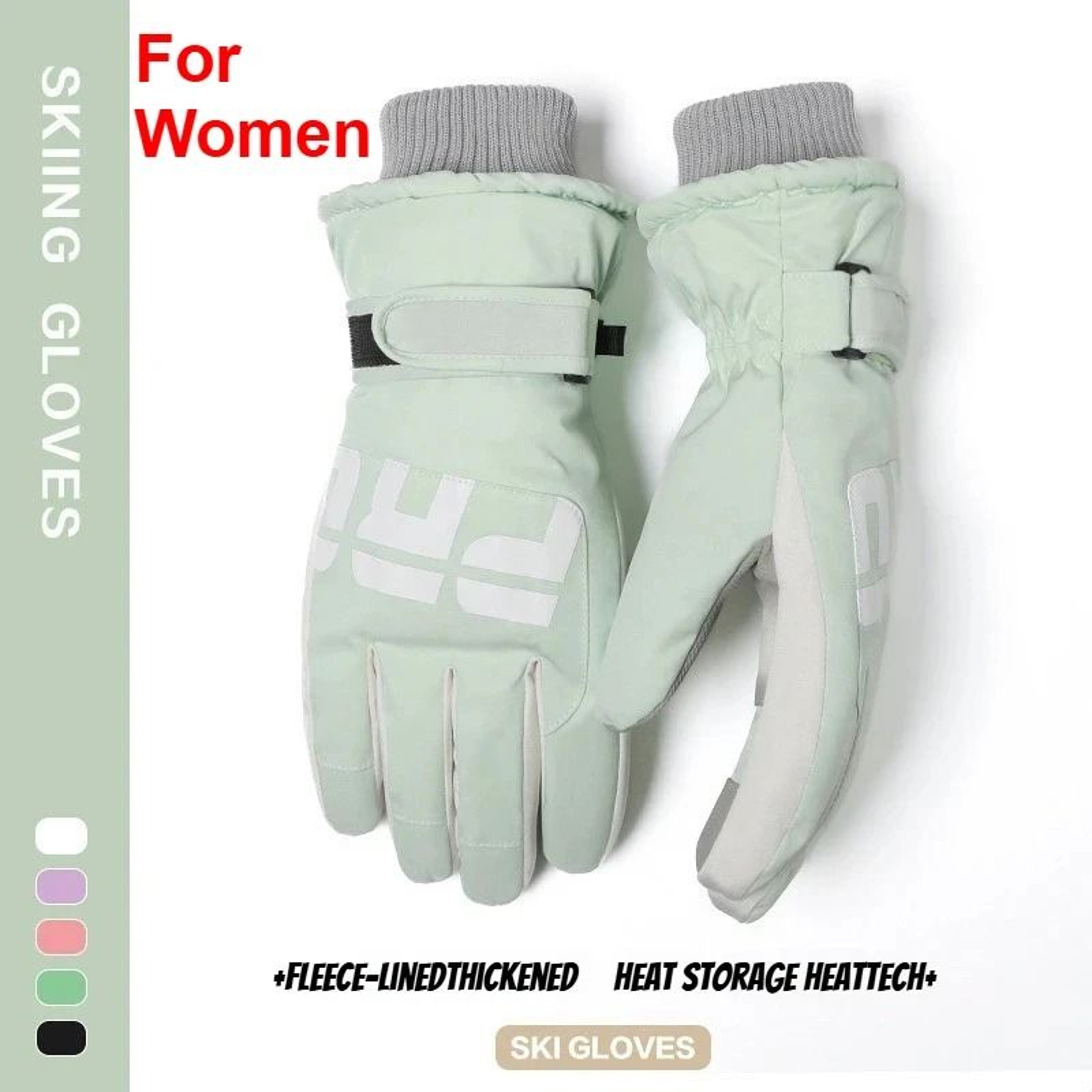 Winter Cycling  Ski Gloves  Waterproof Thermal Protection With Touchscreen Pocket 18
