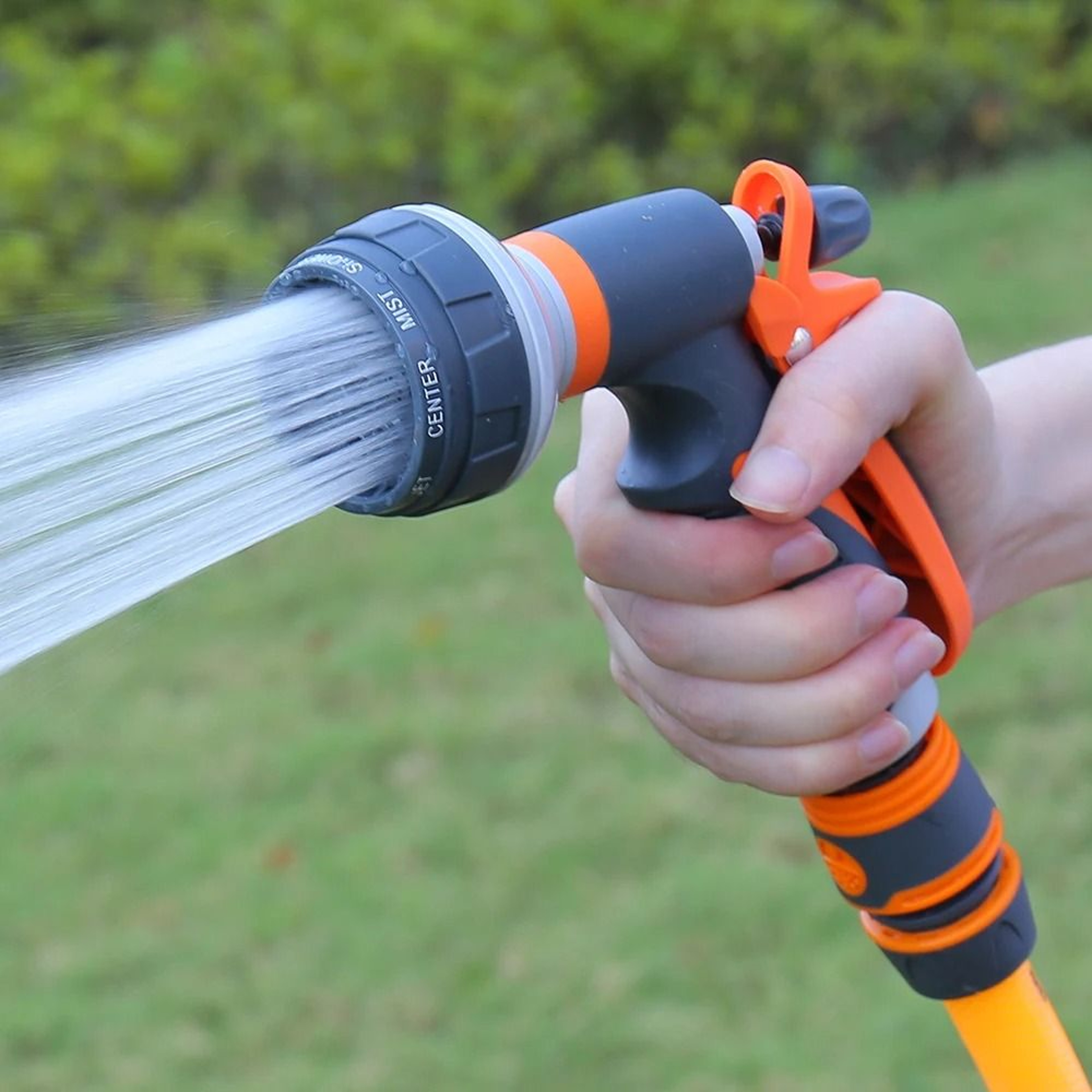 8Mode HighPressure Garden Watering Gun  Adjustable Irrigation Sprayer 1