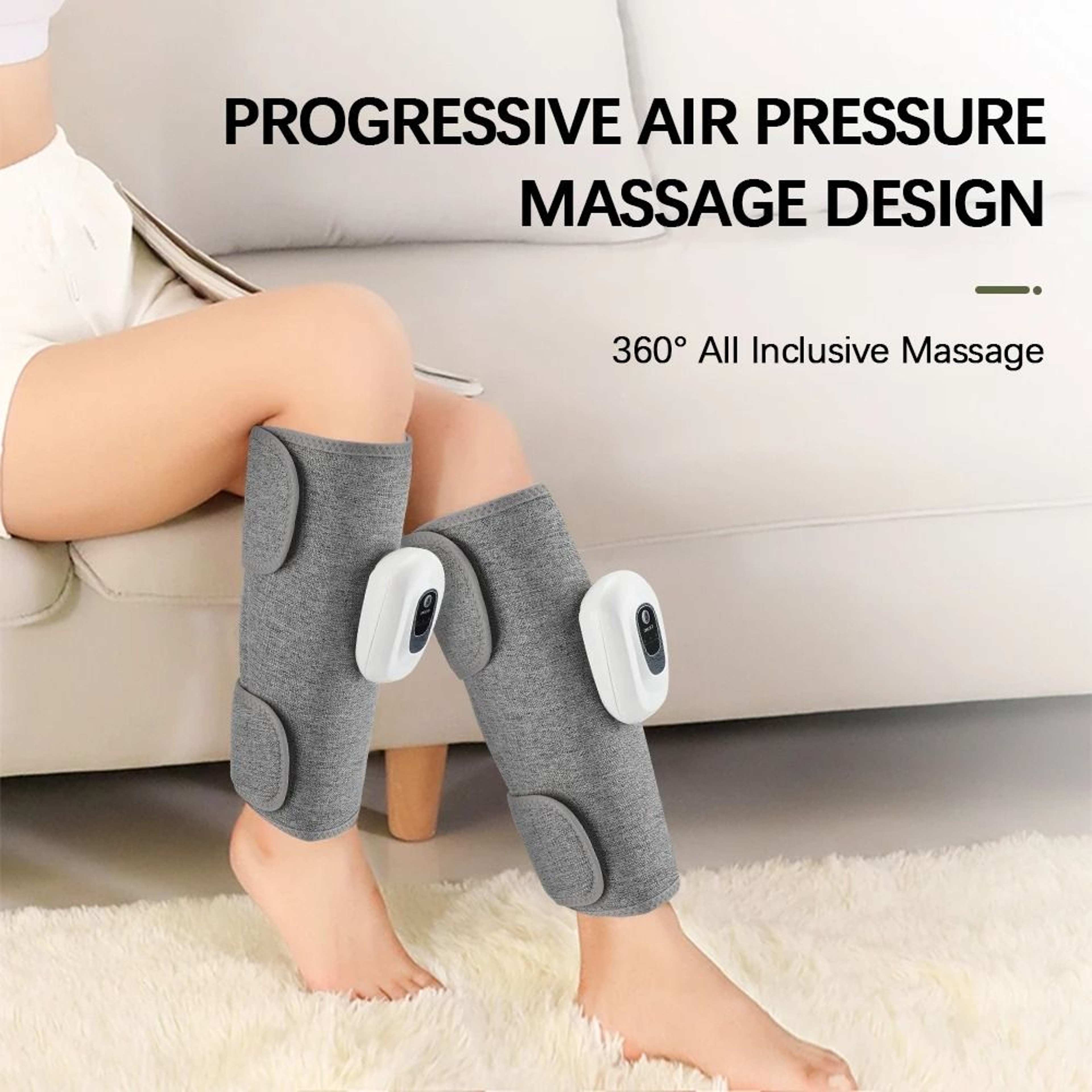 Electric 360 Air Pressure Calf Massager  Wireless Leg Compression Therapy 1