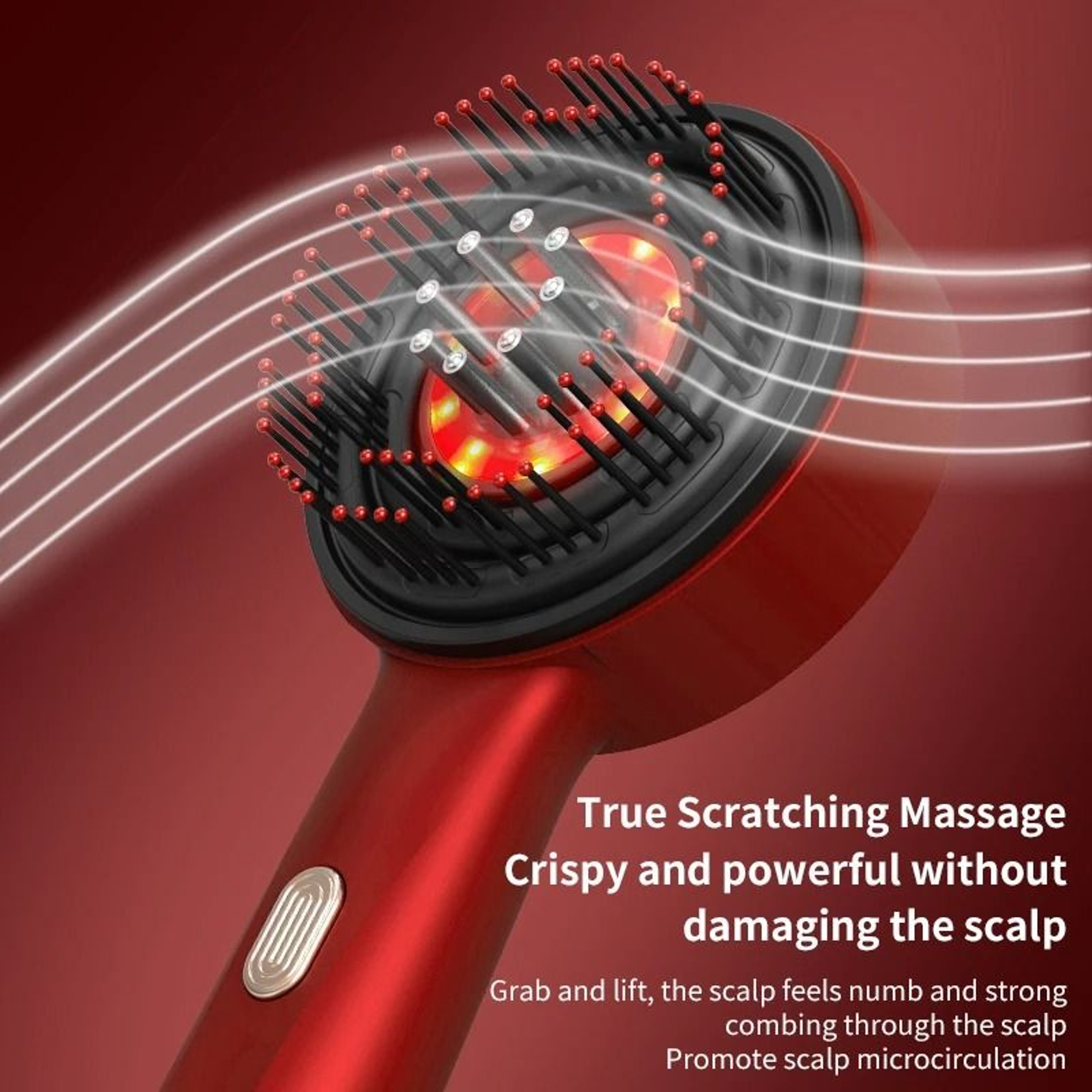 Electric Hair Regrowth Brush  Infrared Scalp Massage  AntiHair Loss Therapy 0