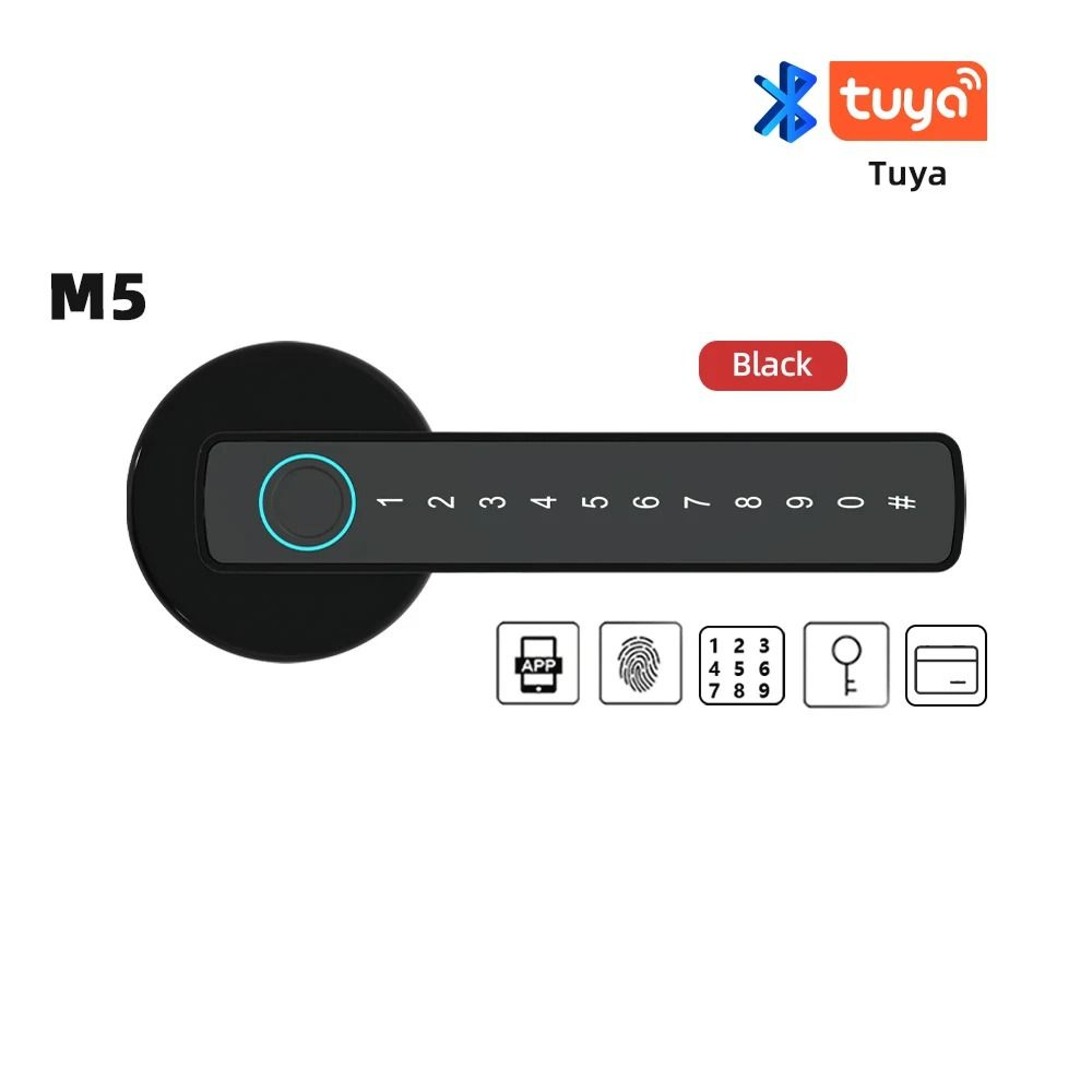 Tuya Smart Fingerprint Door Lock With Digital Keypad And App Access 7