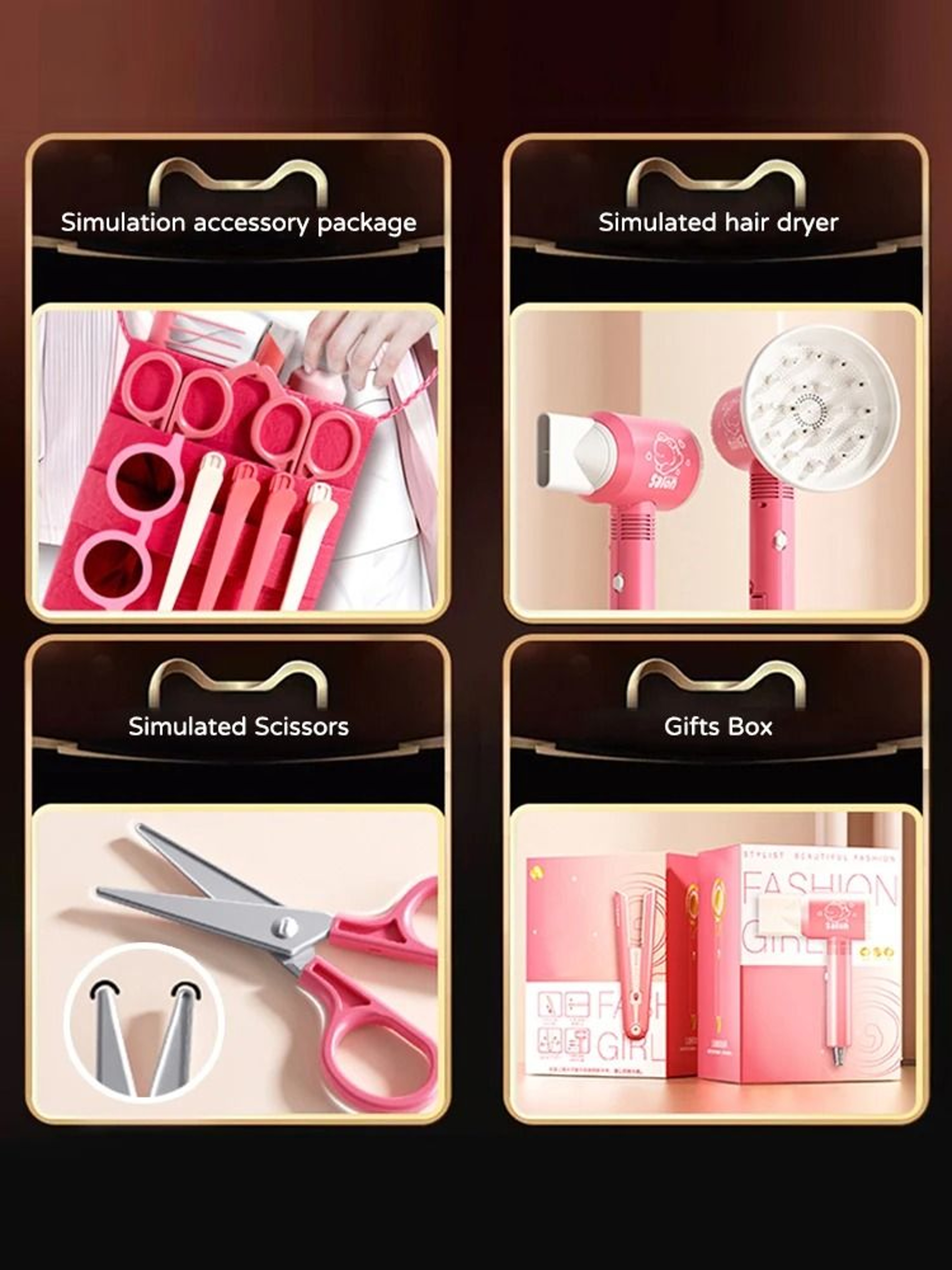 Kids Simulation Haircut And Style Play Kit 6