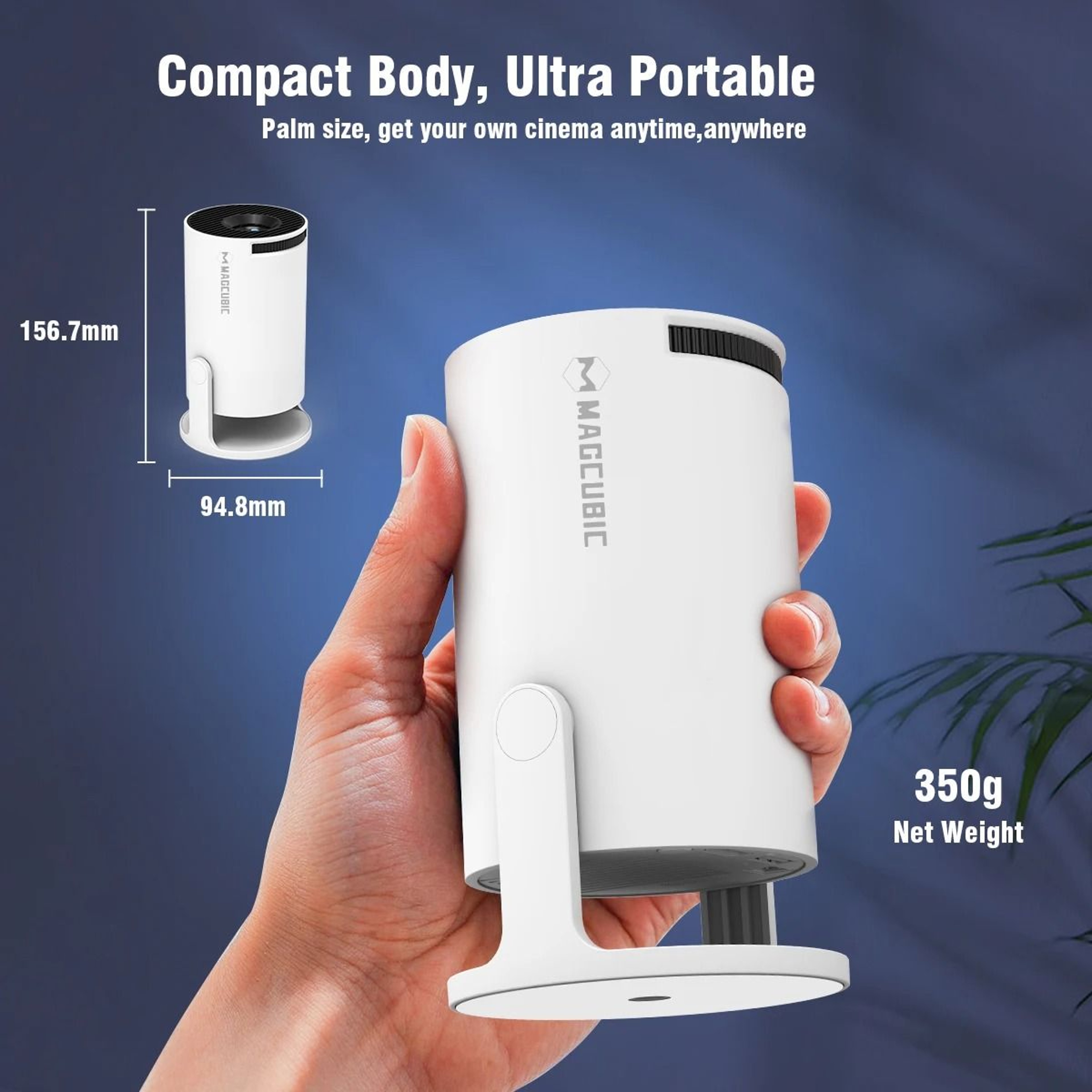 8K Smart Portable Home Cinema Projector With Android 14 1