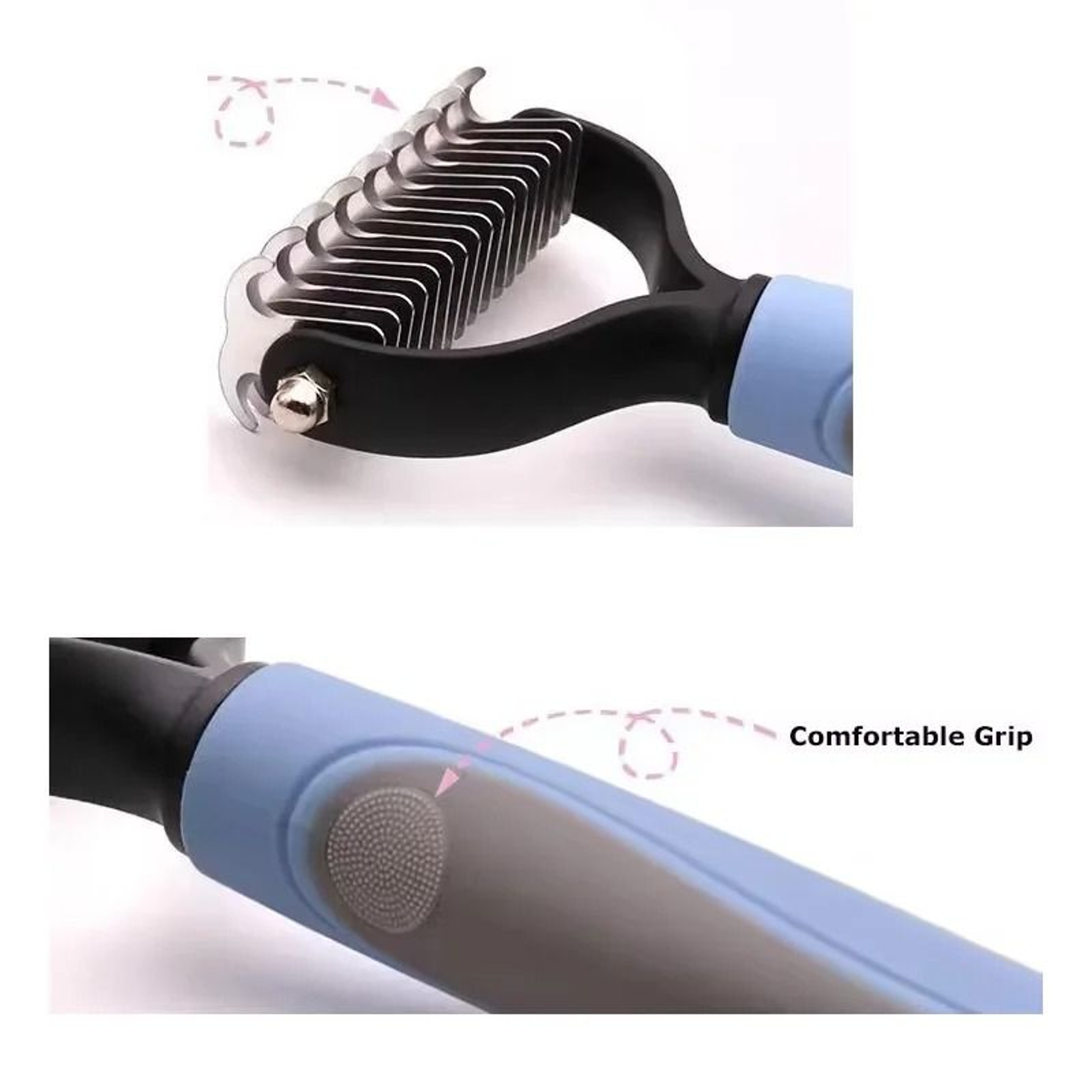 Professional Pet Deshedding And Knot Removal Brush 3