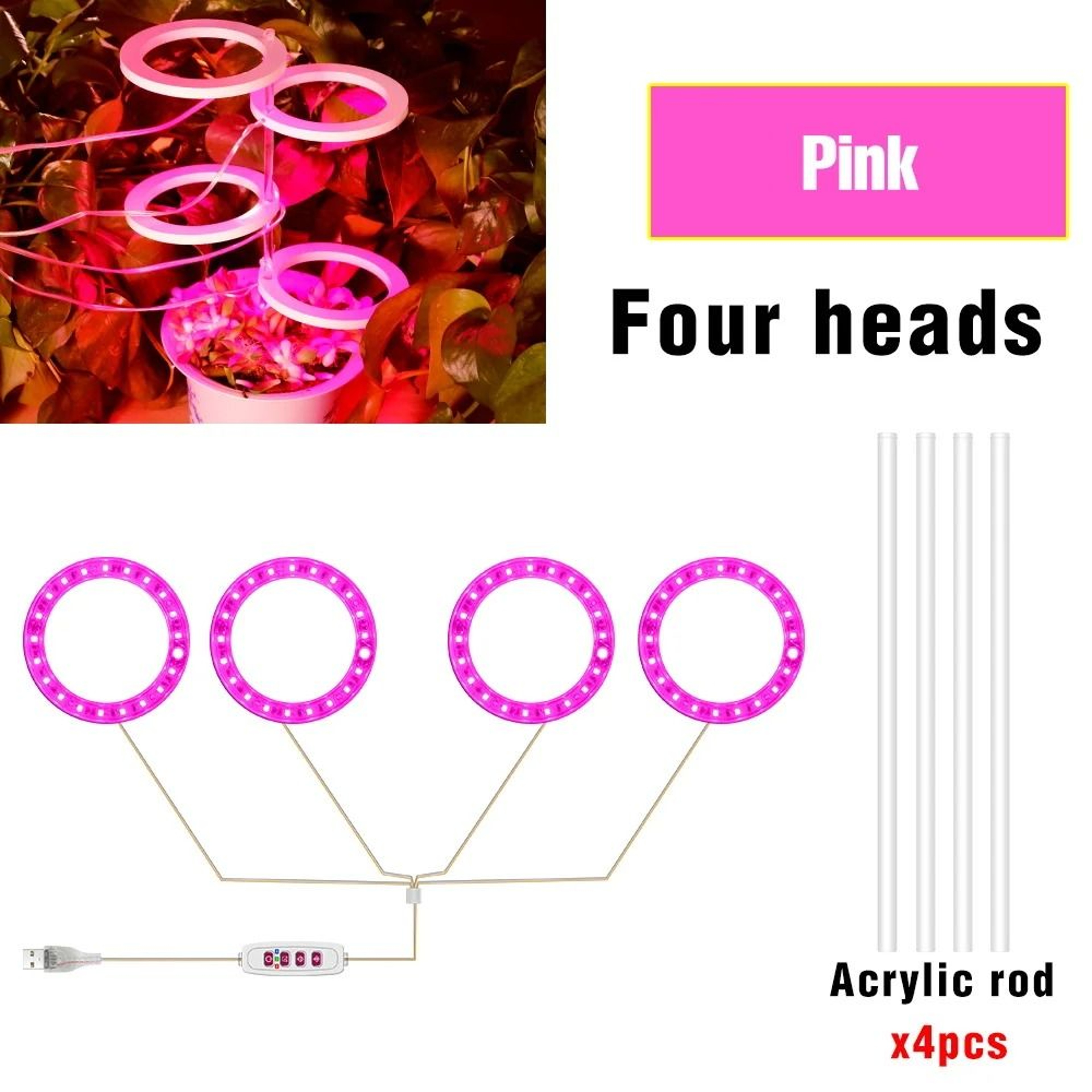 Full Spectrum USB LED Grow Light For Indoor Plants 11