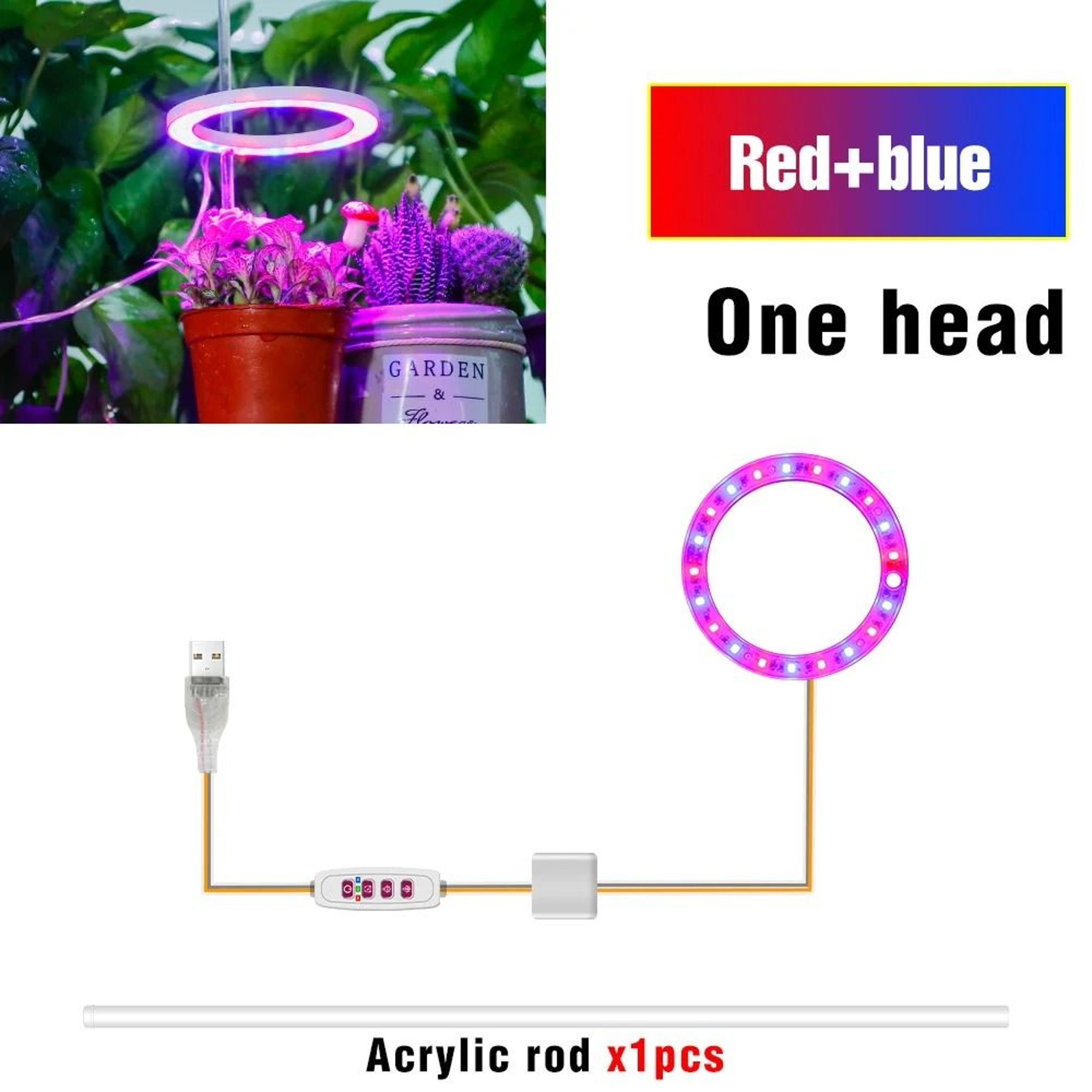 Full Spectrum USB LED Grow Light For Indoor Plants 18