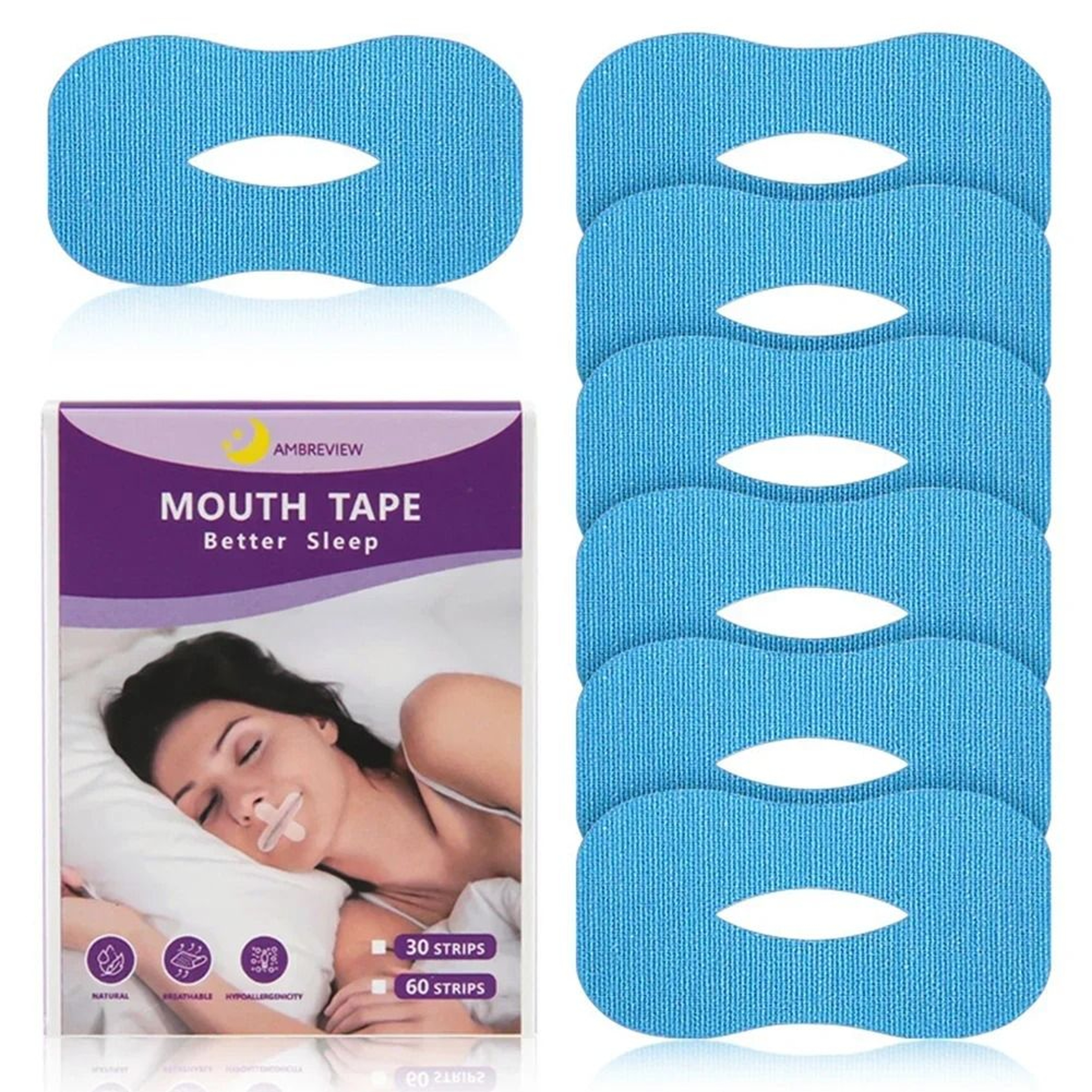 10Piece Night Sleep Mouth Correction  AntiSnoring Patches 8